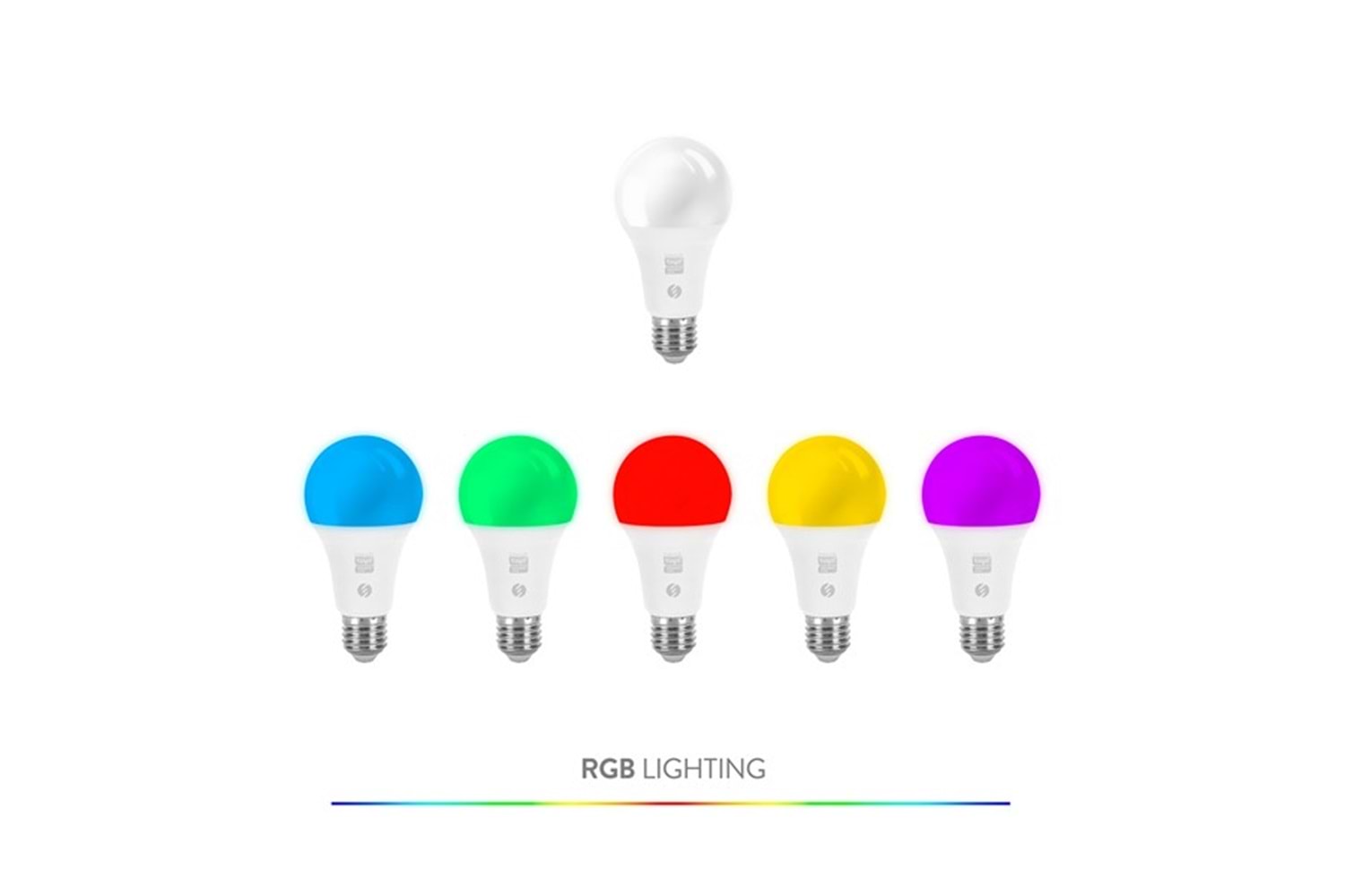 S-Link Swapp SL-RGB12 Smart/Akıllı RGB Lamba/Ampul 12W 50Hz 1000lm Wifi TUYA Destekli