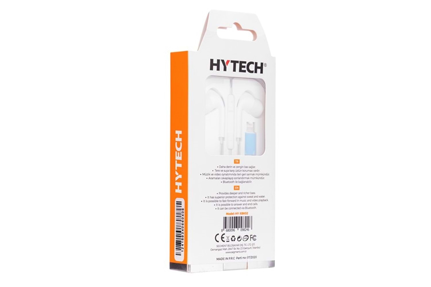 Hytech HY-XBK52 Beyaz Bluetooth Kulak içi Mikrofonlu Kulaklık