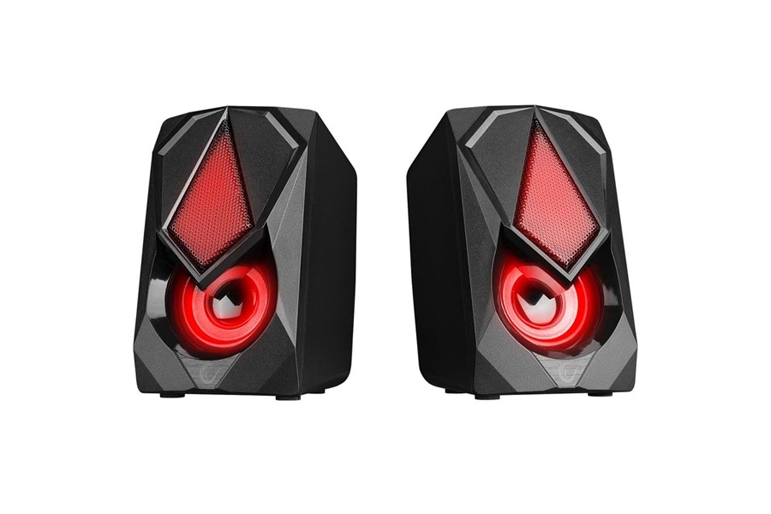 RAMPAGE RMS-G19 2.0 5 Watt LED Işıklı Siyah Multimedia Speaker