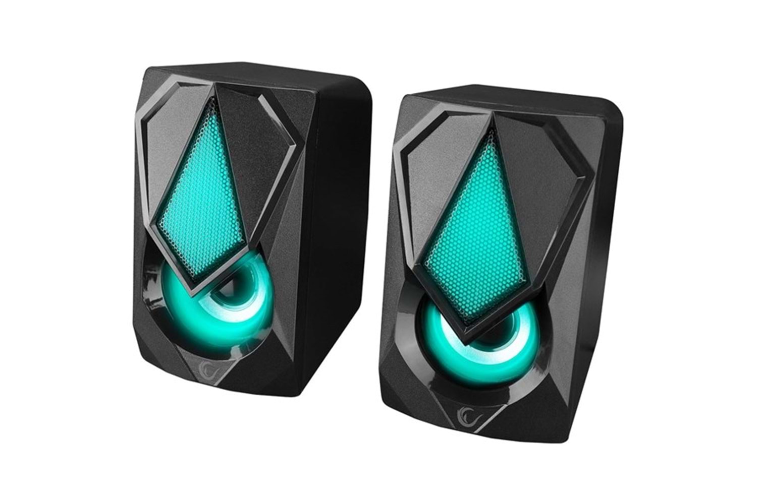RAMPAGE RMS-G19 2.0 5 Watt LED Işıklı Siyah Multimedia Speaker