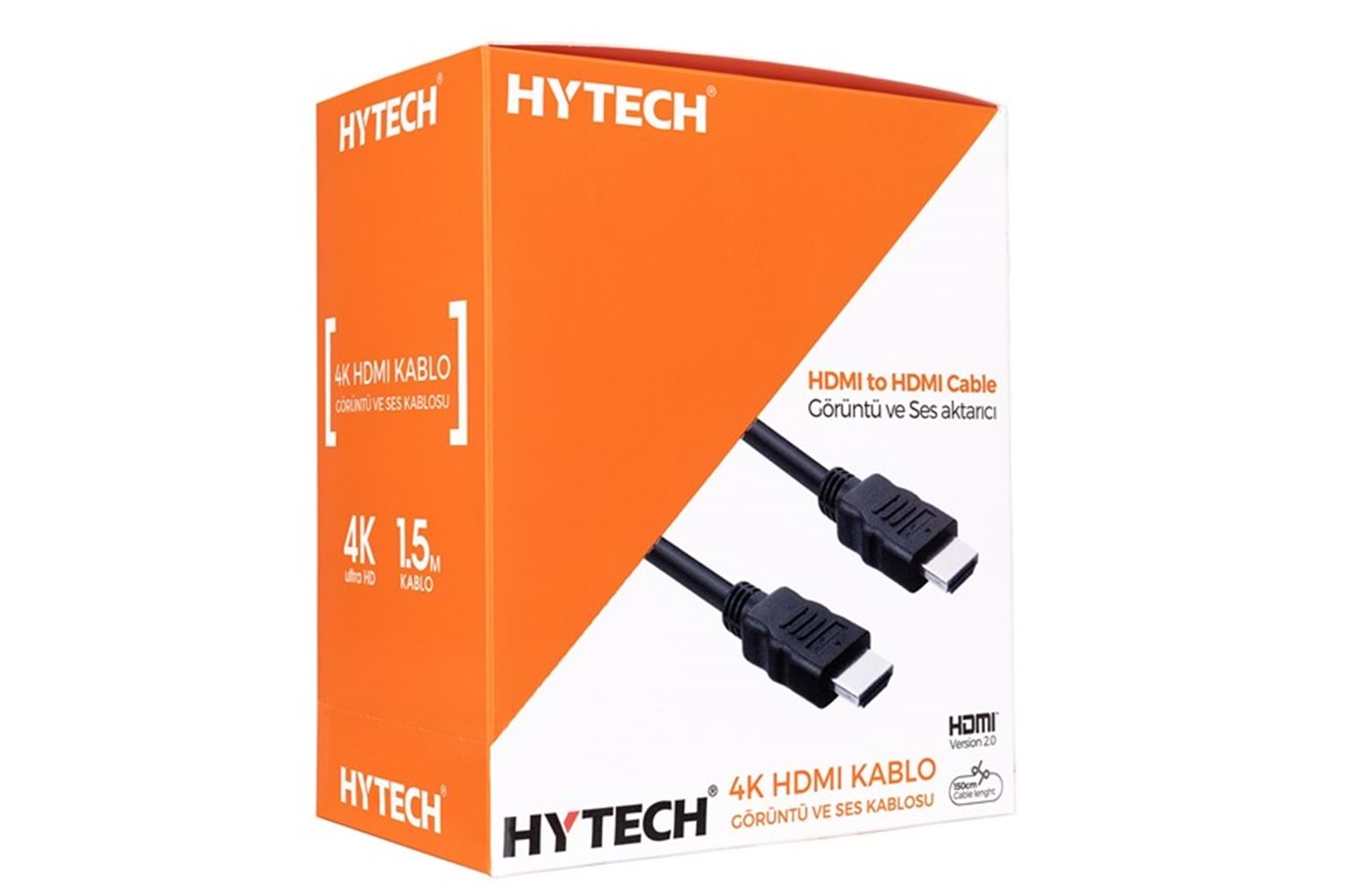 Hytech HY-XHD01 HDMI TO HDMI 1.5m Sinema 4K (4096*2160) Görüntü ve Ses Aktarıcı Kablo