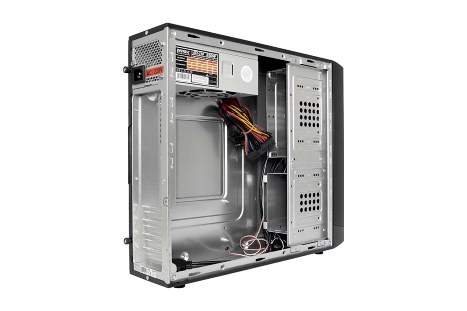 EVEREST TFX01 200W Siyah Slim PC Kasası