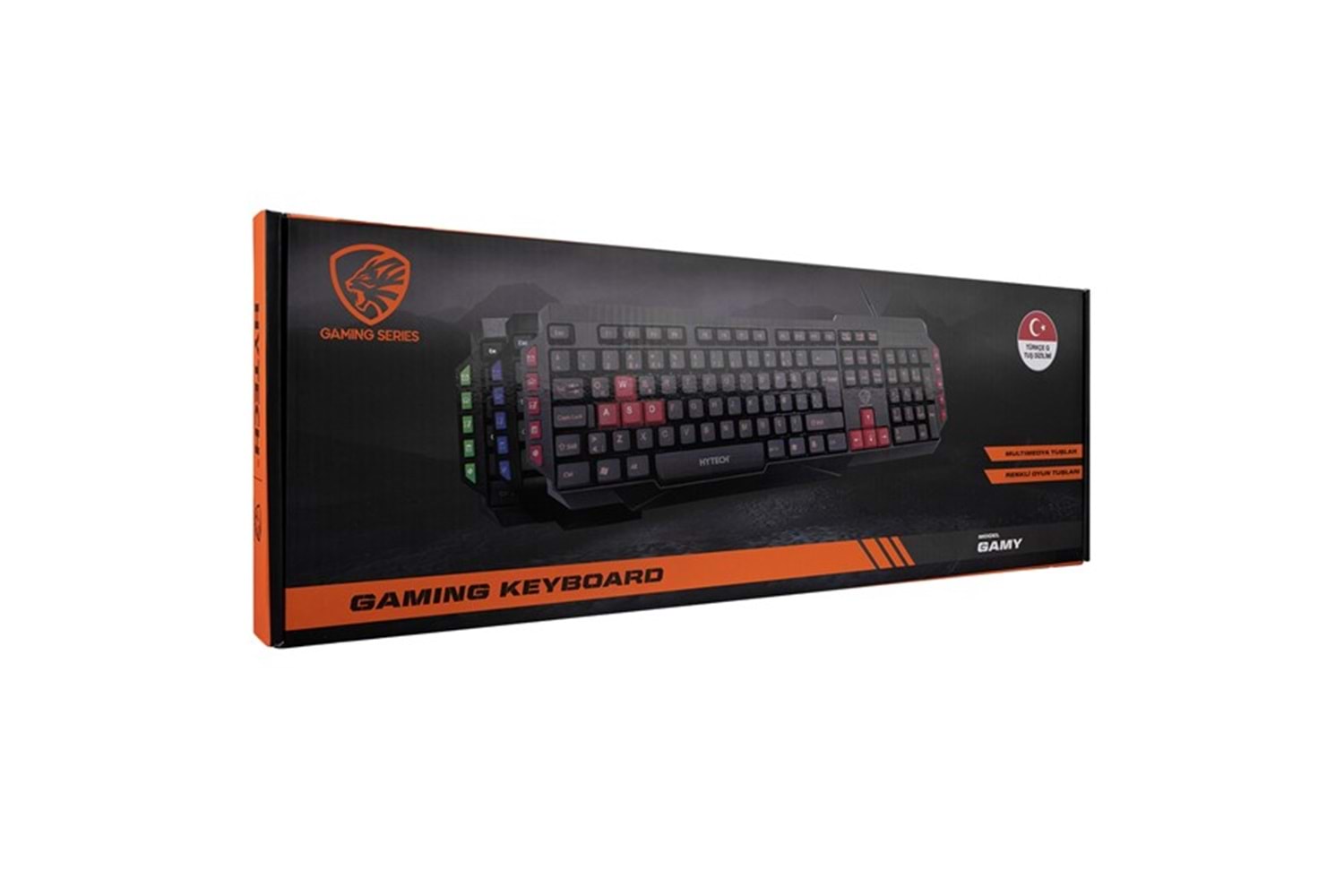Hytech HYK-46 GAMY Siyah USB Mavi Tuşlu Q Gaming Oyuncu Klavyesi