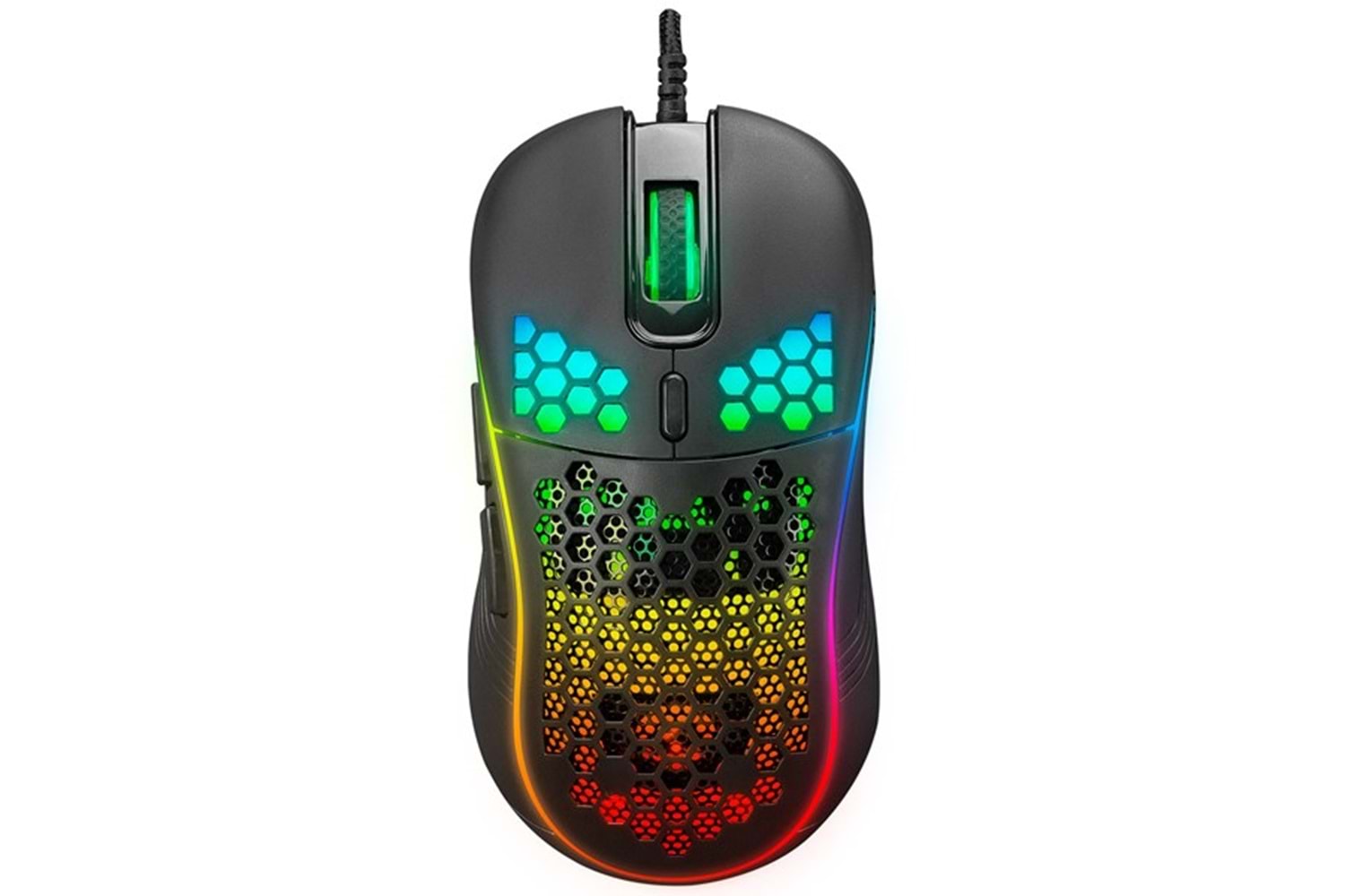 Everest SM-G66 X-HOLE Usb Siyah 7D Optik 8000dpi LED Işıklı Gaming Oyuncu Mouse