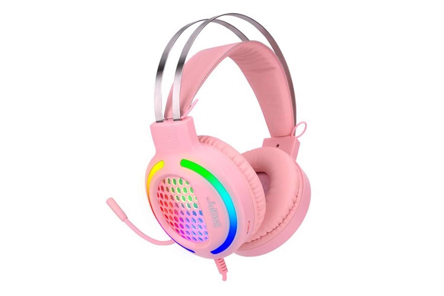 Snopy SN-GX82 PINKY Pembe 3,5mm Gaming Oyuncu Mikrofonlu Kulaklık