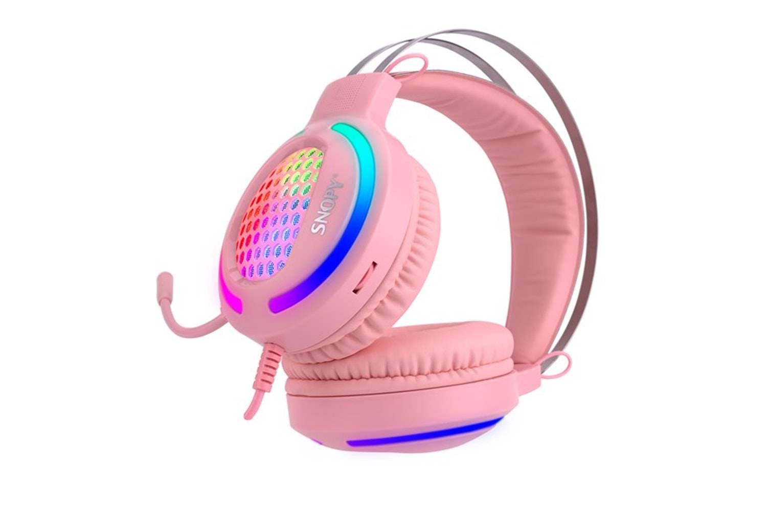 Snopy SN-GX82 PINKY Pembe 3,5mm Gaming Oyuncu Mikrofonlu Kulaklık