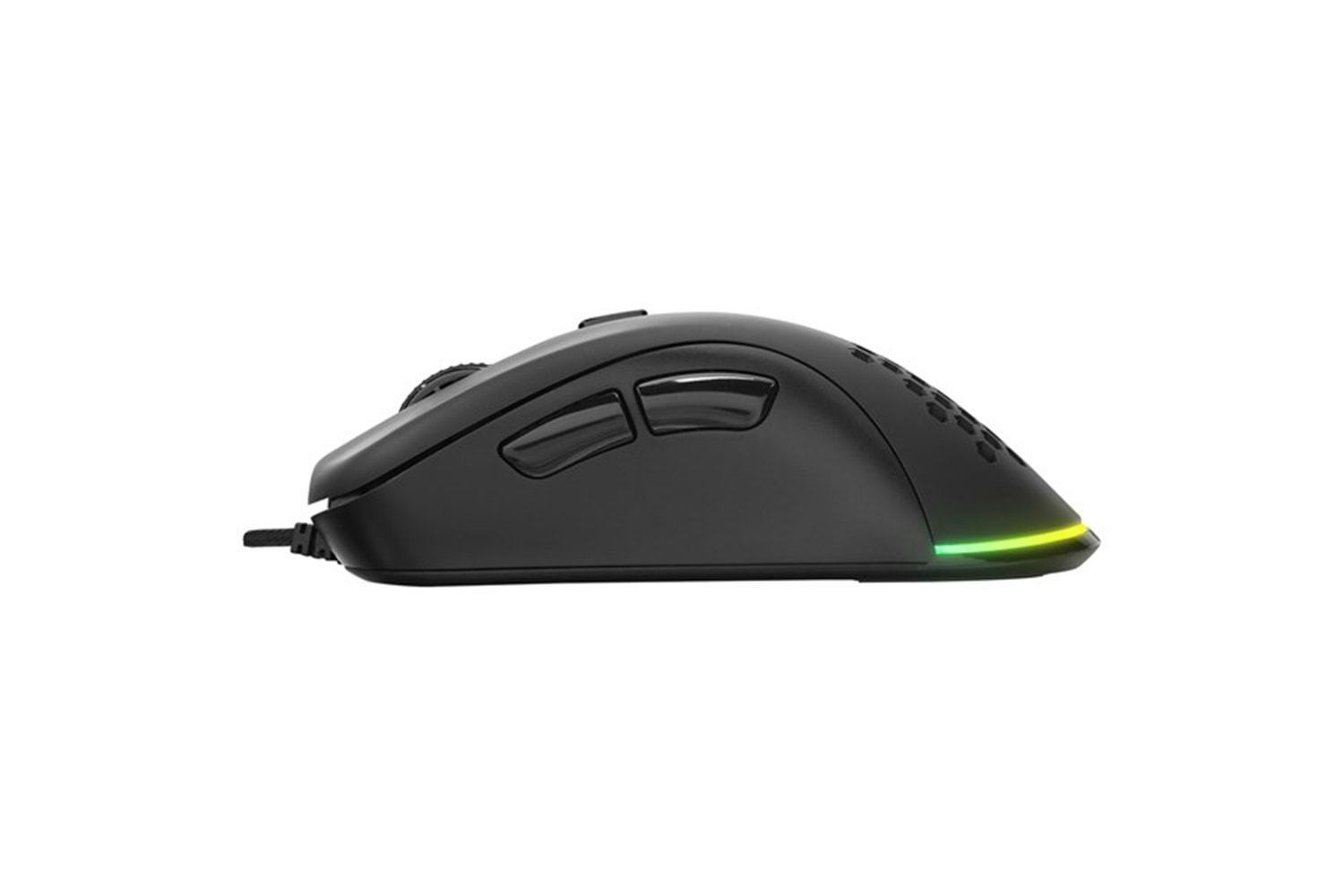 BIOGAME BM-GX20 RIPOSTE Usb RGB Işıklı Makrolu 6400dpi Örgü Kablolu Gaming Oyuncu Mouse
