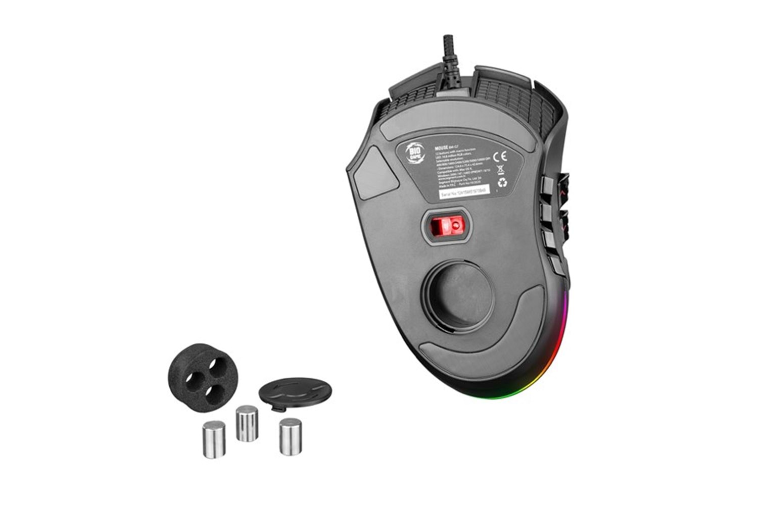 BIOGAME BM-G7 Usb Siyah RGB Gaming Oyuncu Mouse