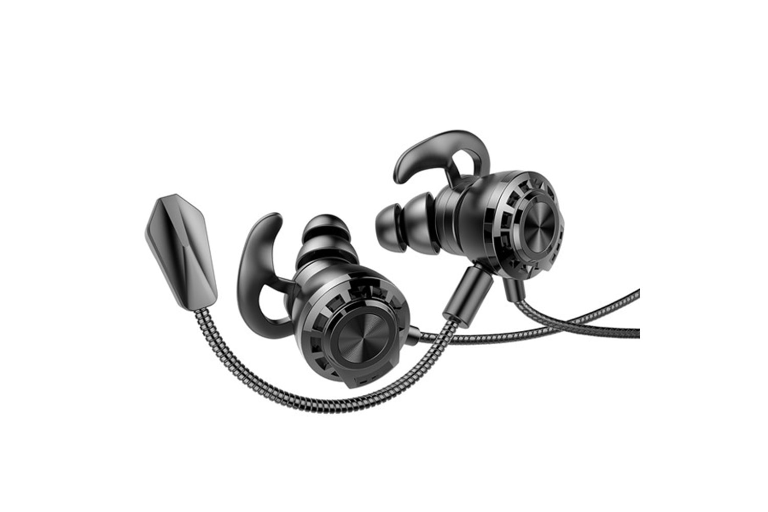 Rampage RM-K36 PROUD 3,5mm Gaming Siyah Kulak İçi Mikrofonlu Kulaklık