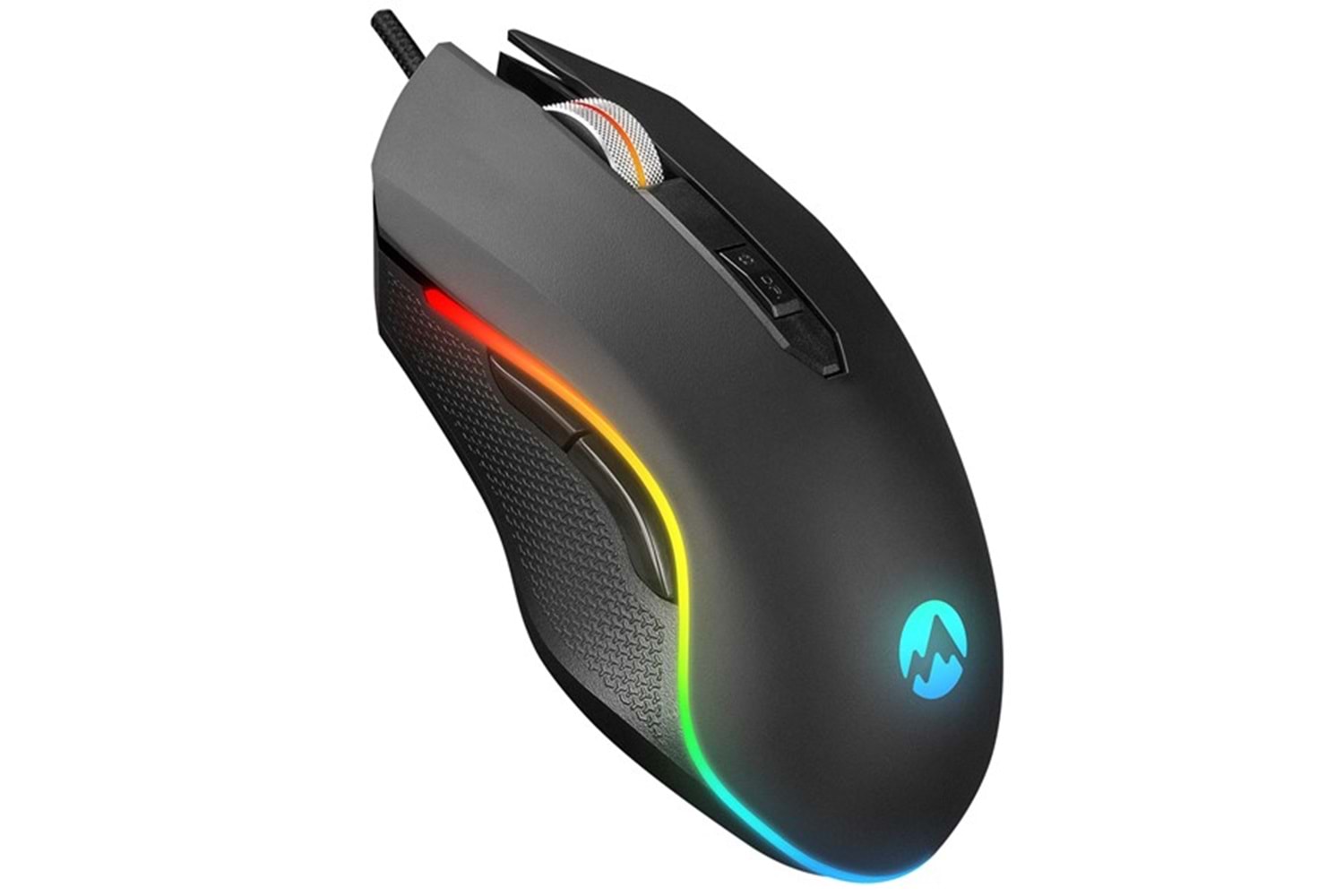 Everest SM-F09 TITANIO Usb Gümüş 7200dpi RGB Ledli Gaming Oyuncu Mouse