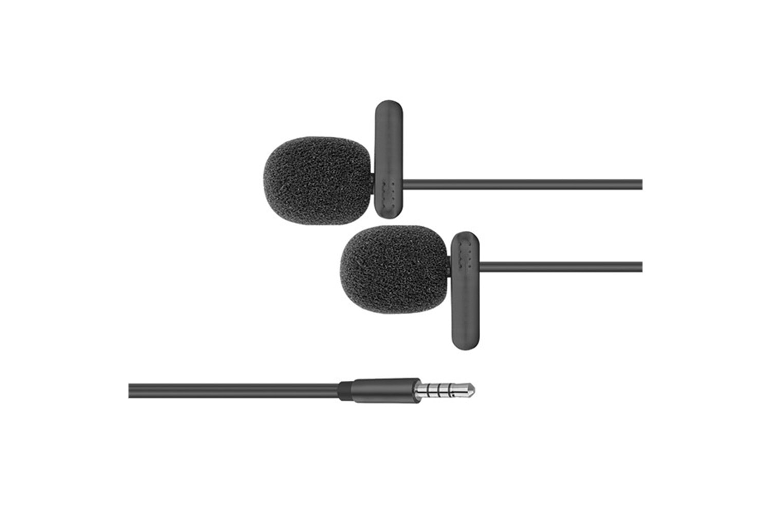 Snopy SN-M60 Siyah 2 Mikrofonlu Akıllı Telefon ve Youtuber Yaka Mikrofonu