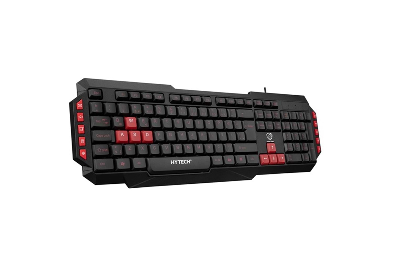 Hytech HYK-46 GAMY Siyah USB Kırmızı Tuşlu Q Gaming Oyuncu Klavyesi