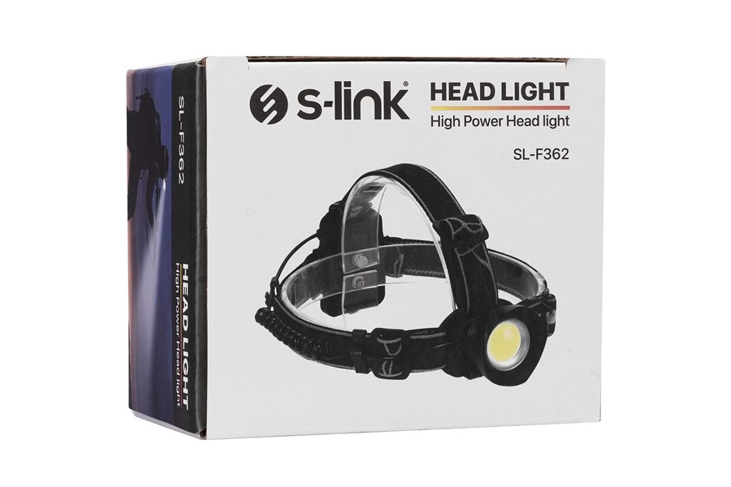 S-link SL-F362 5W Cob Led 3x AAA Pil Işık Ayarlı ve Modlu Kafa Lambası