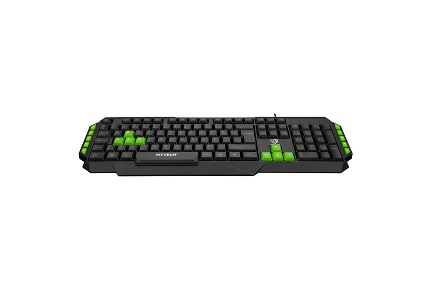Hytech HYK-46 GAMY Siyah USB Yeşil Tuşlu Q Gaming Oyuncu Klavyesi