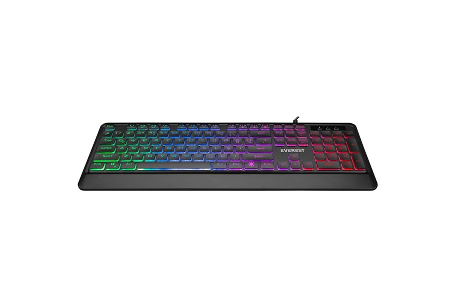 EVEREST Q TR KB-R59 FORZA Siyah Usb Rainbow Backlight Klavye