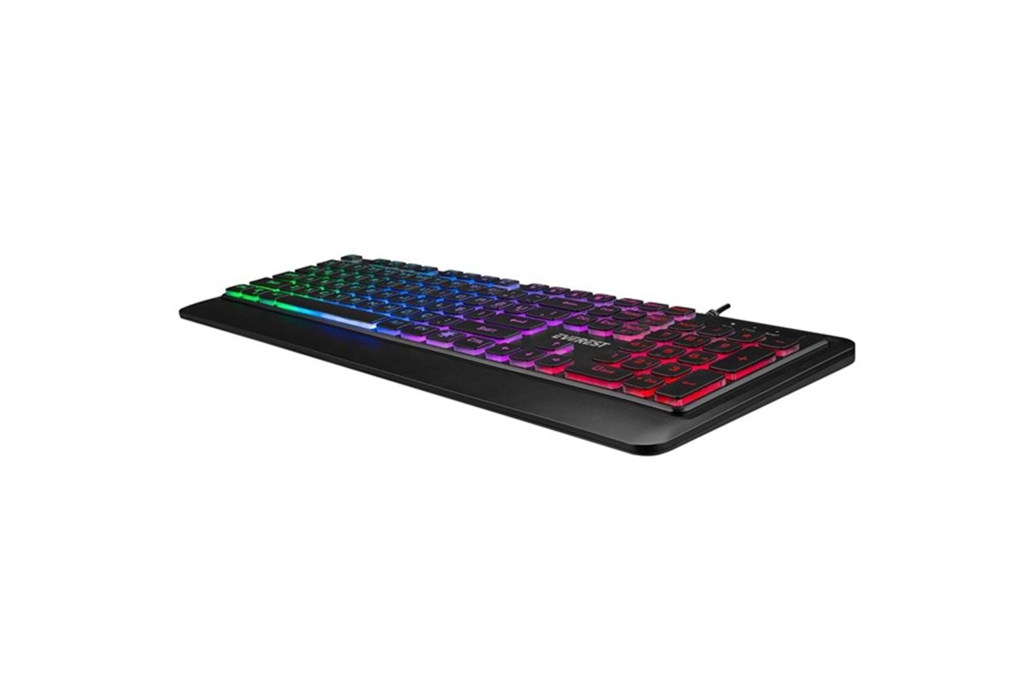 EVEREST Q TR KB-R59 FORZA Siyah Usb Rainbow Backlight Klavye