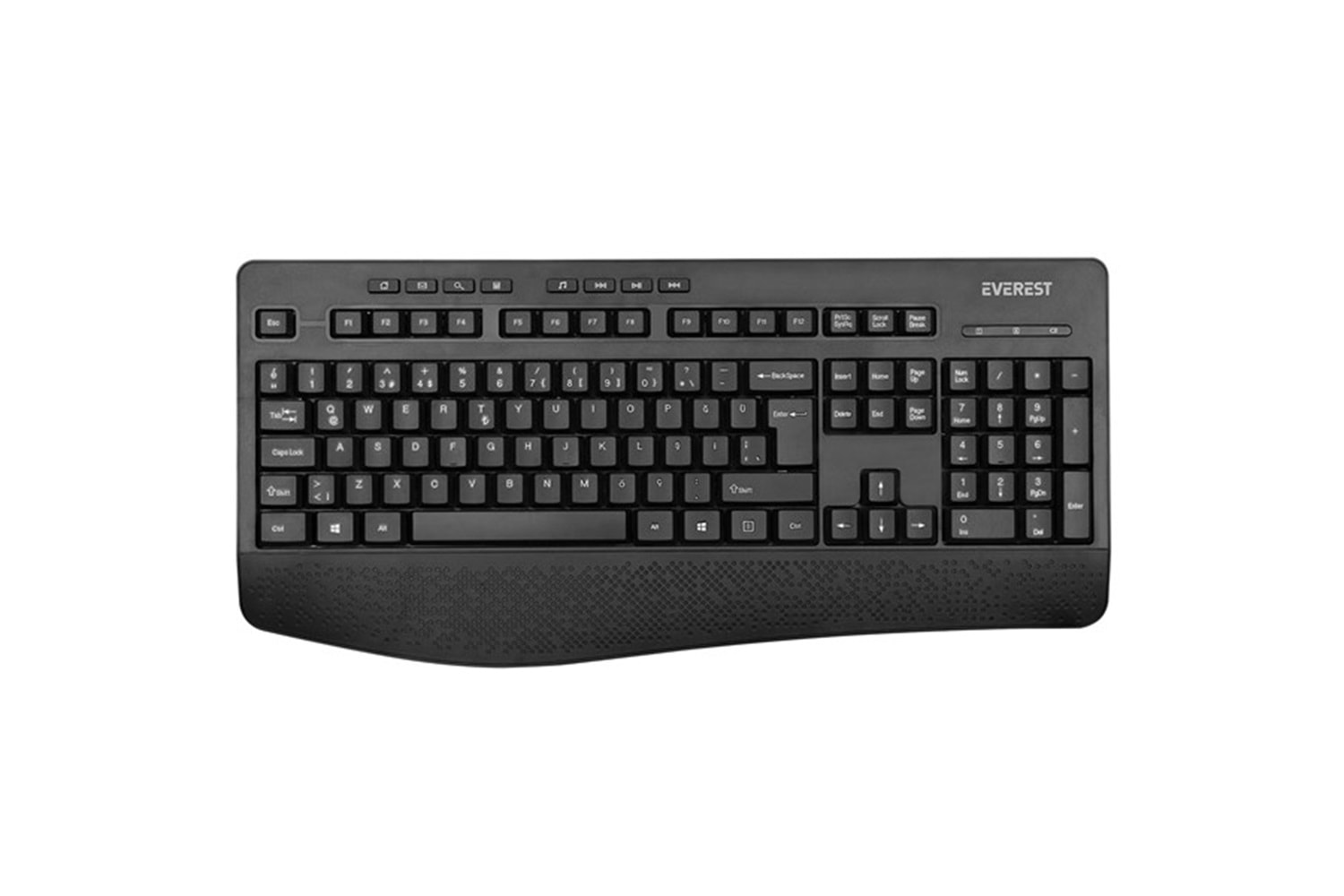 Everest KB-6021 Siyah 2.4Ghz Q Multimedia Kablosuz klavye