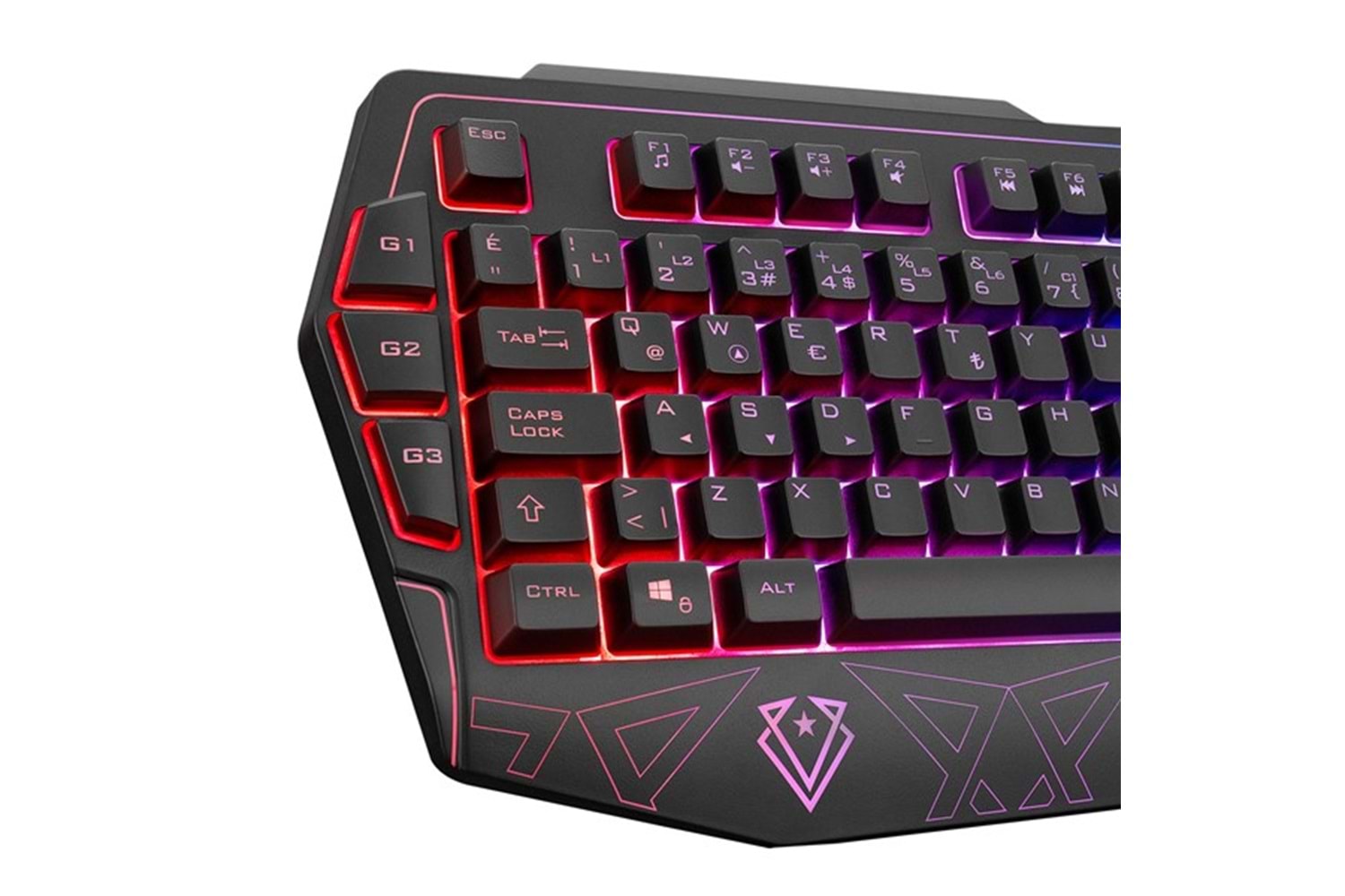 Everest KM-6168 FORMULA COMBO Usb 3 Makro Tuşlu RGB Aydınlatmalı Q Gaming Oyuncu Klavye Mouse Set