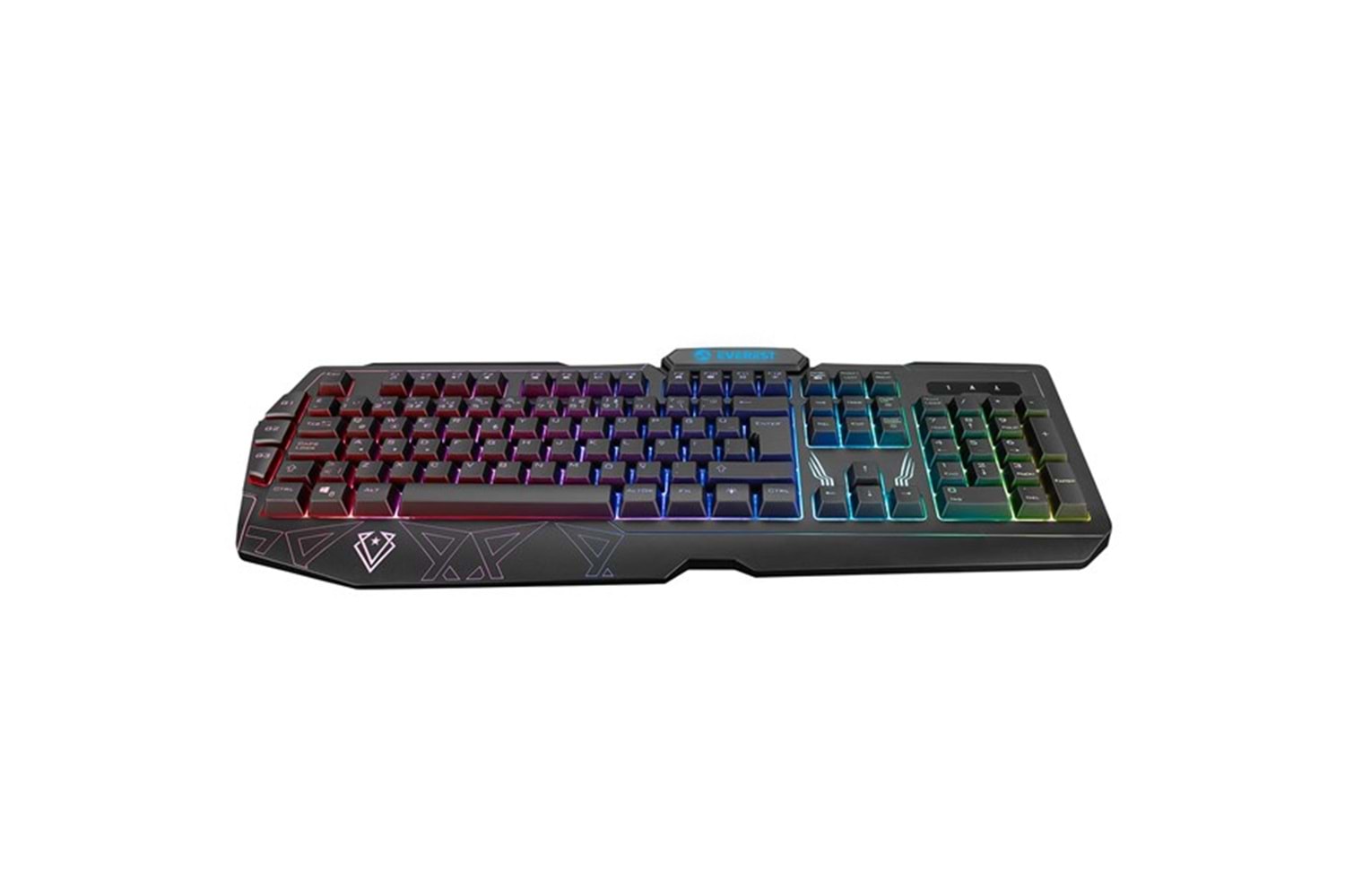 EVEREST KB-GX61 FORMULA USB RGB Aydınlatmalı 3 Makro Tuşlu Bilek Destekli Gaming Oyuncu Klavyesi