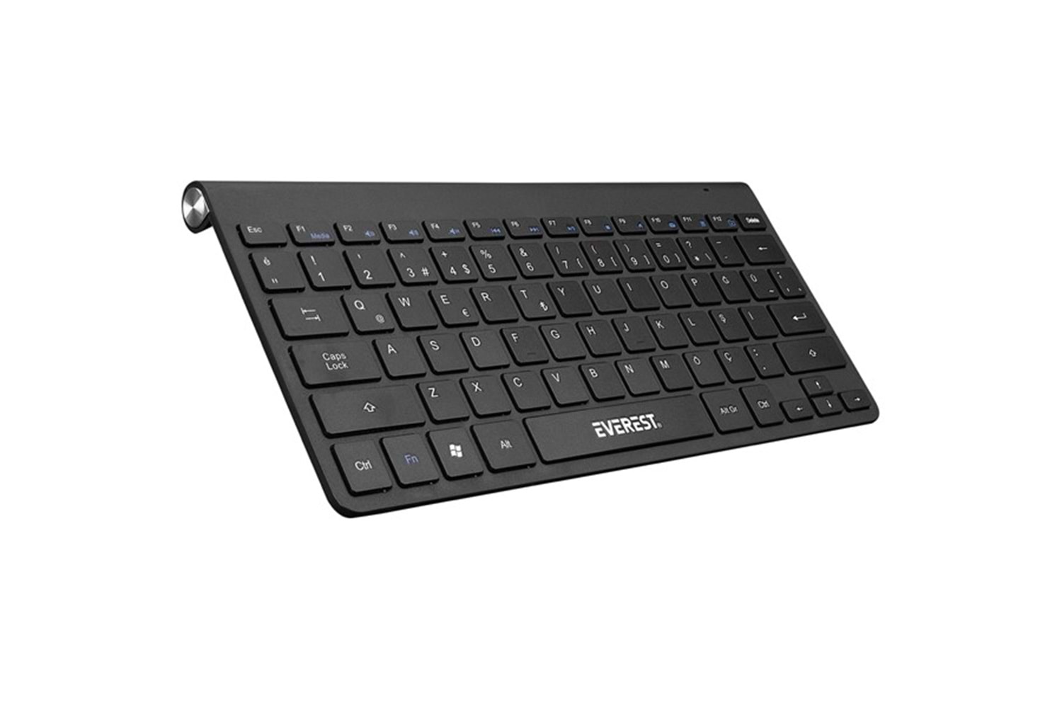 Everest KB-BT72 ELITE Black Metalik Kablosuz Q Klavye + Mouse Set