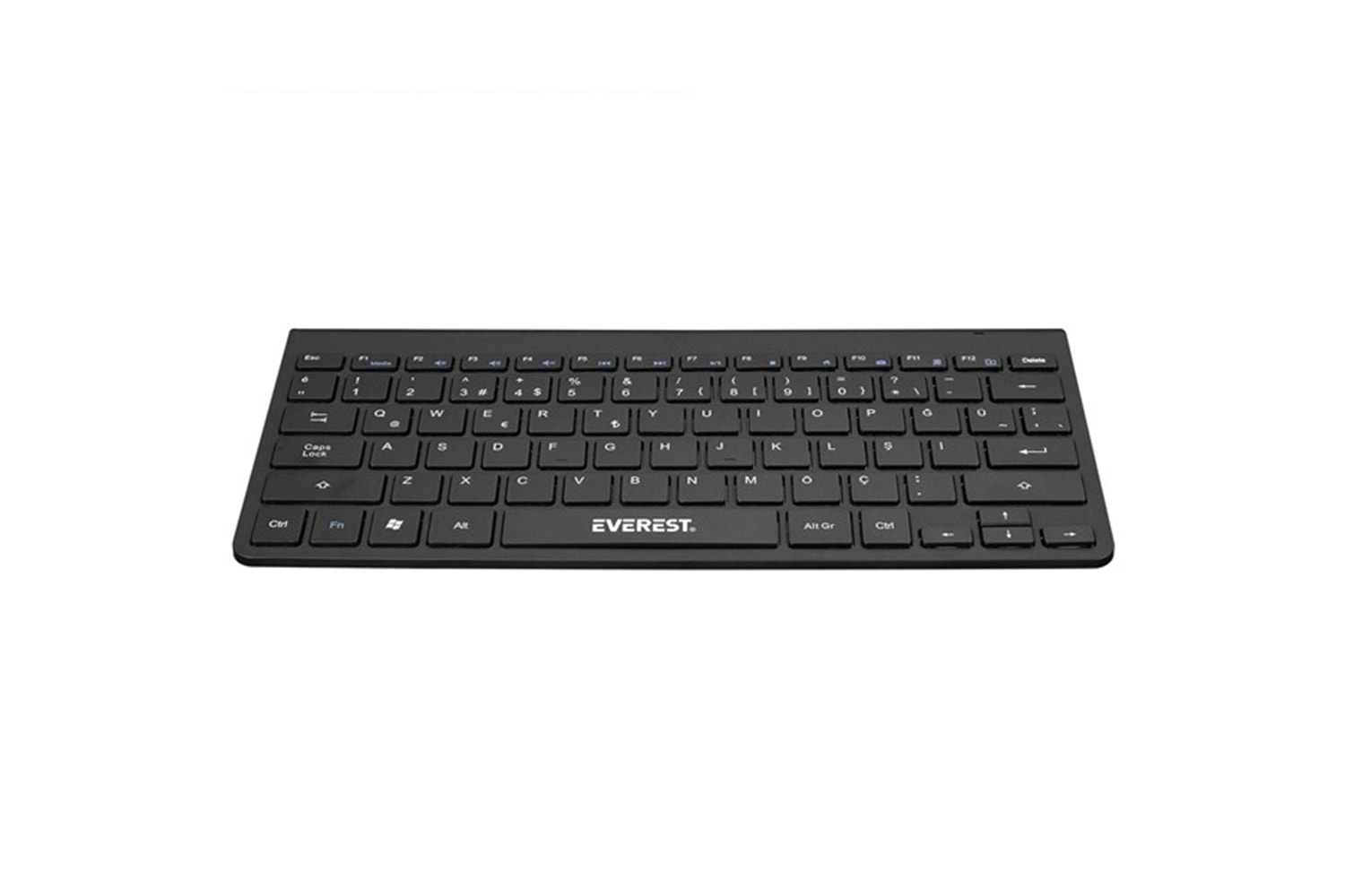 Everest KB-BT72 ELITE Black Metalik Kablosuz Q Klavye + Mouse Set