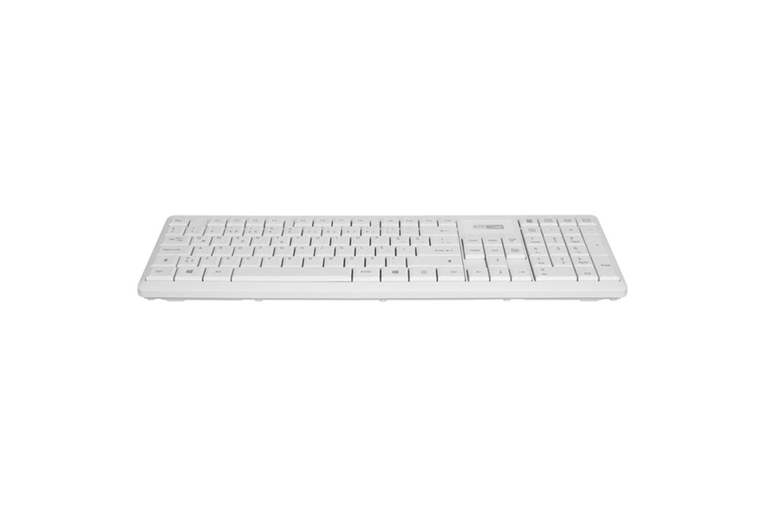 Altec Lansing ALBC6314 Beyaz 2.4GHz 1200DPI Mouse Türkçe Q Kablosuz Klavye Mouse Set