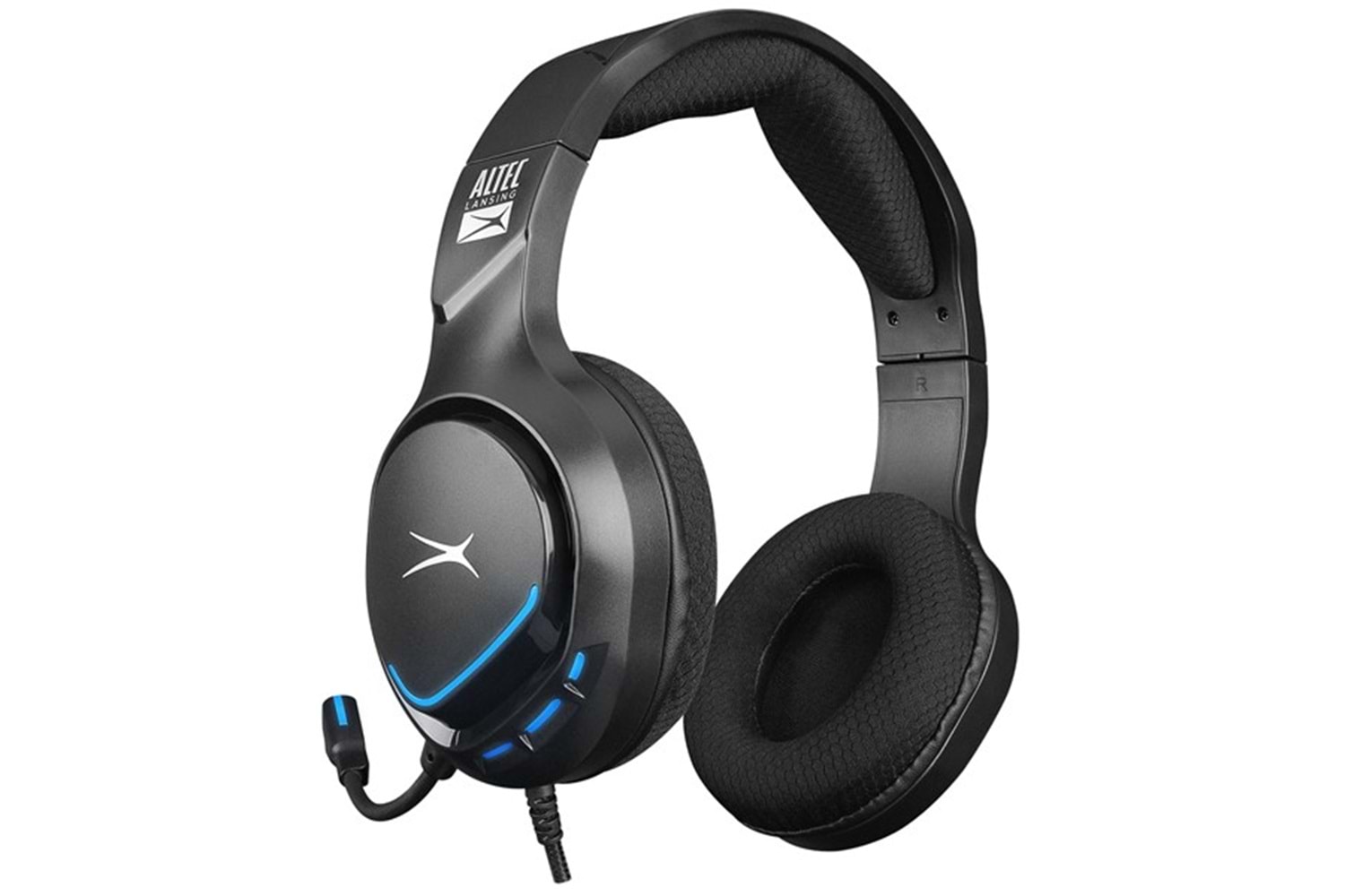 Altec Lansing ALGH9603 Siyah PS4/XBOX/Mobil Uyumlu USB 3.5mm Mavi Ledli Gaming Mikrofonlu Kulaklık