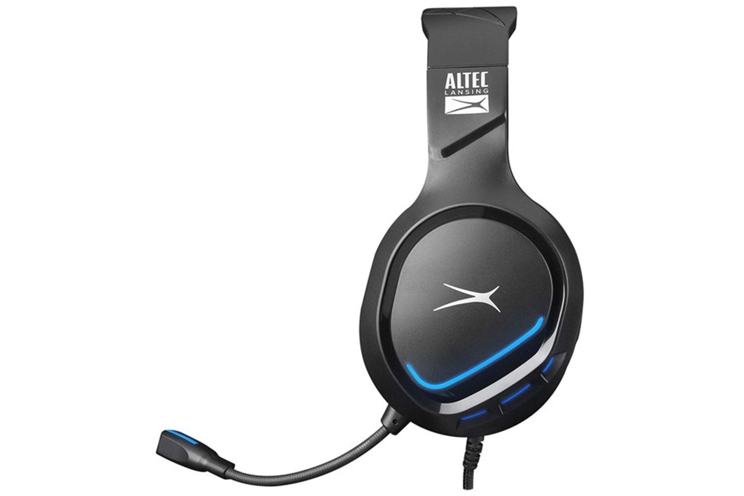 Altec Lansing ALGH9603 Siyah PS4/XBOX/Mobil Uyumlu USB 3.5mm Mavi Ledli Gaming Mikrofonlu Kulaklık