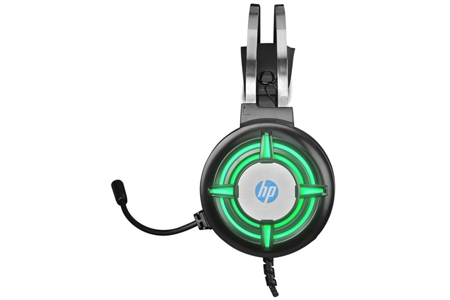HP H120G Siyah Işıklı Mikrofonlu Kulaklık