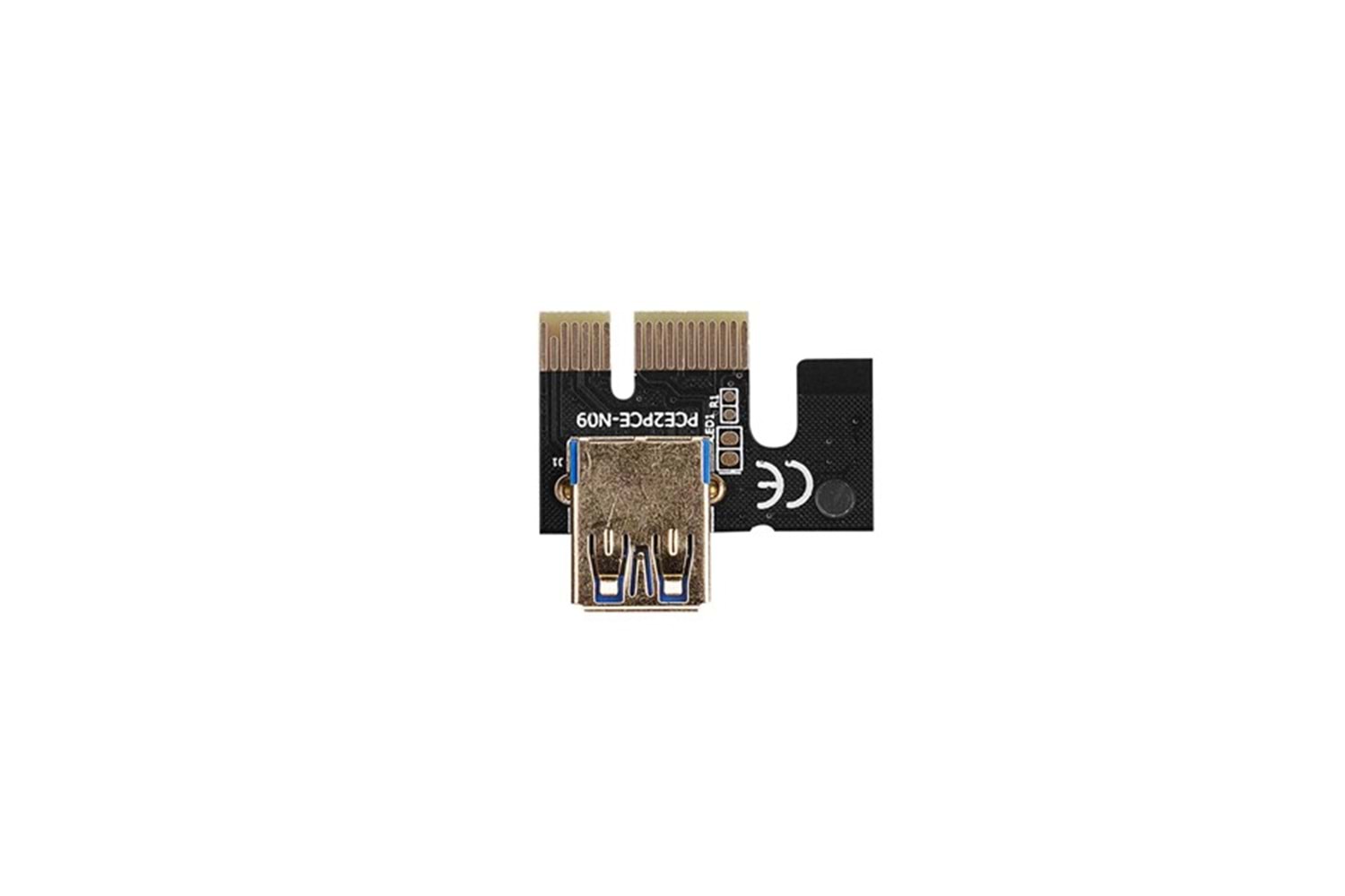 S-link SL-XE20 PCI-E1x to 16x Sata 6Pin Bitcoin Riser Versiyon 10S Plus Ekran Kartı Yükseltici