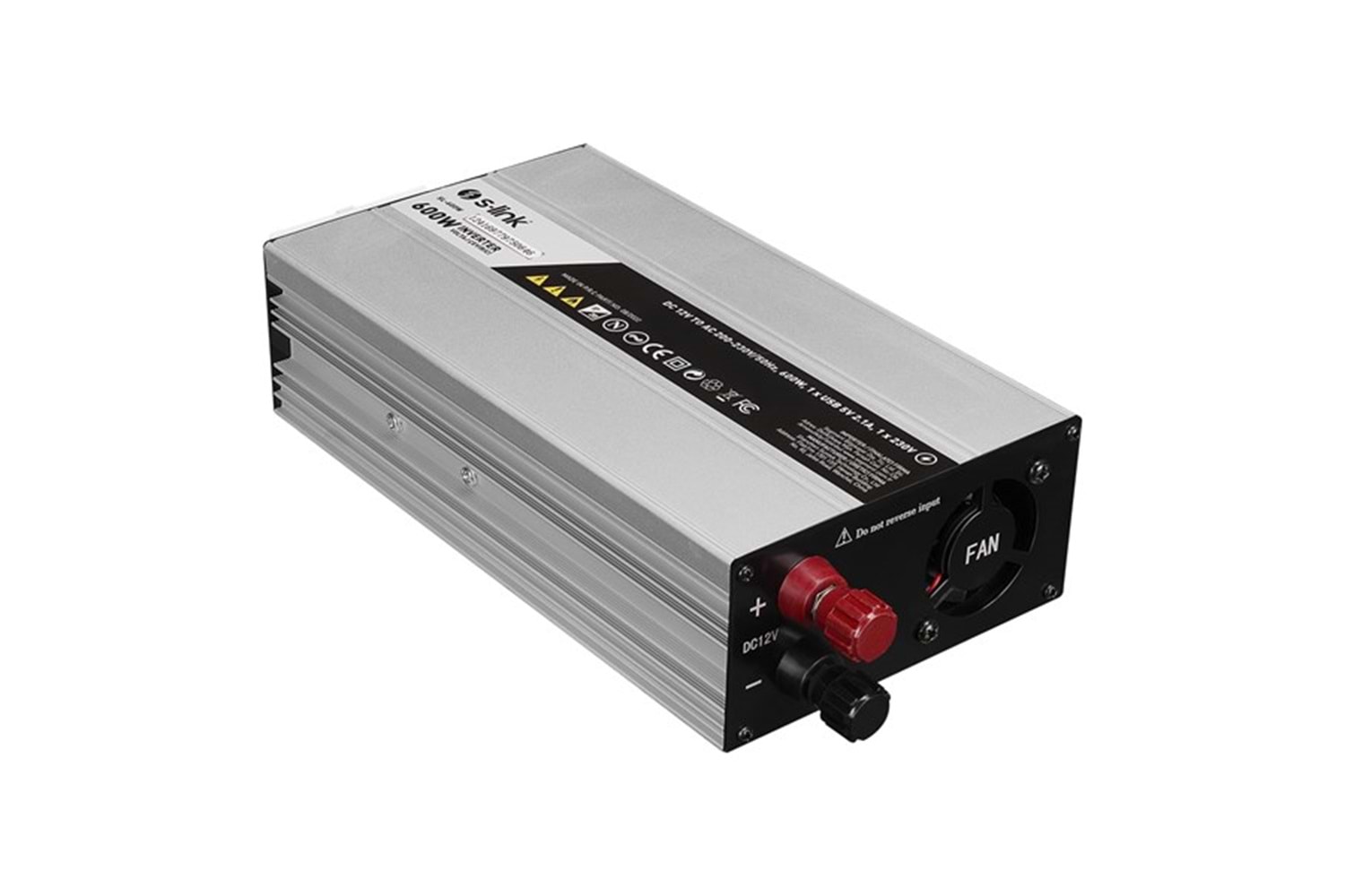 S-LINK SL-600W 600W DC12V-AC230V İnverter