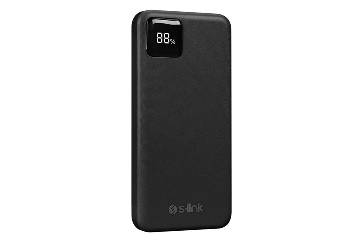 S-link G104 10000mAh 2*USB+Type-C+Micro Kompakt Tasarım Siyah LCD Taşınabilir Pil Şarj Cihazı Powerbank