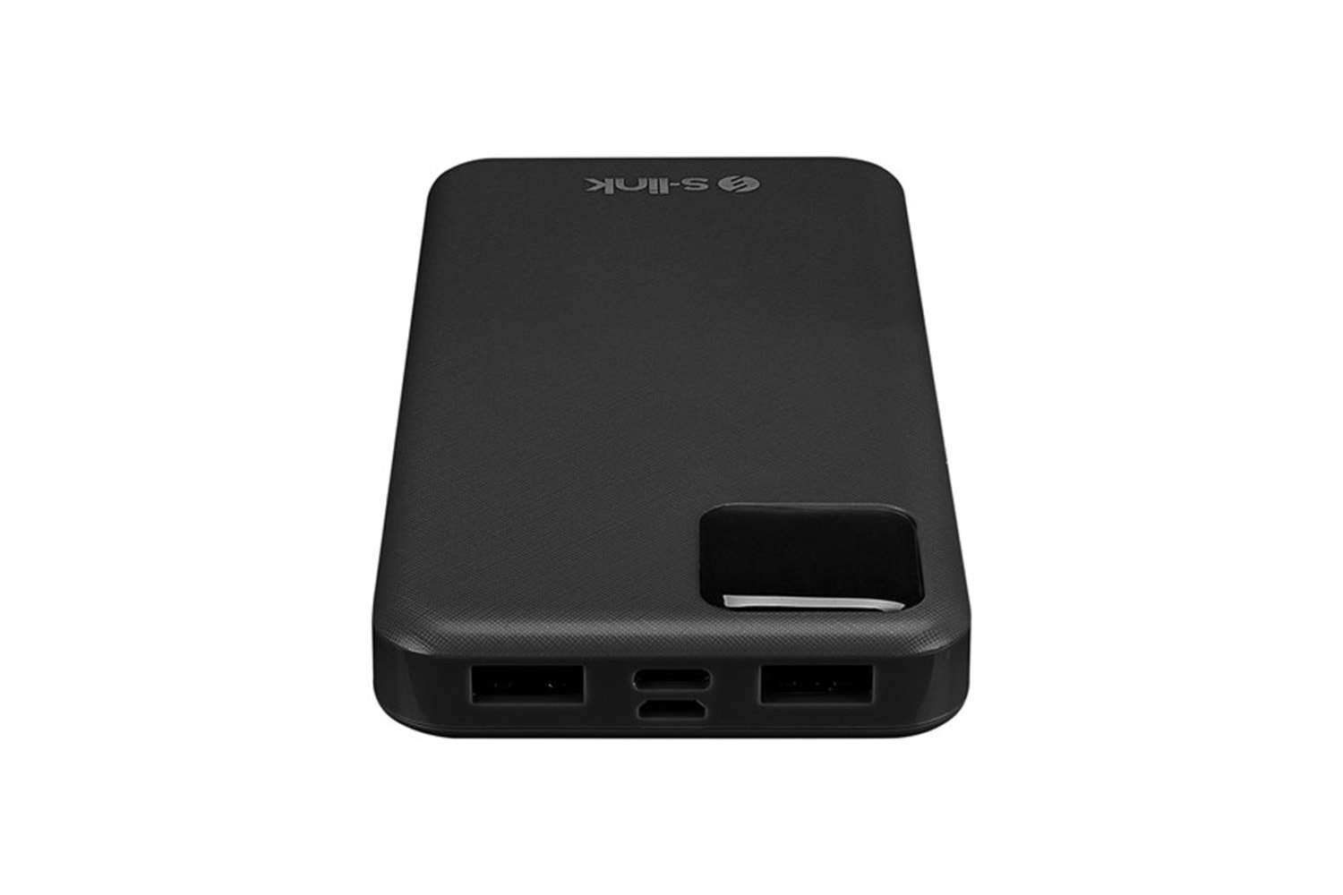 S-link G104 10000mAh 2*USB+Type-C+Micro Kompakt Tasarım Siyah LCD Taşınabilir Pil Şarj Cihazı Powerbank