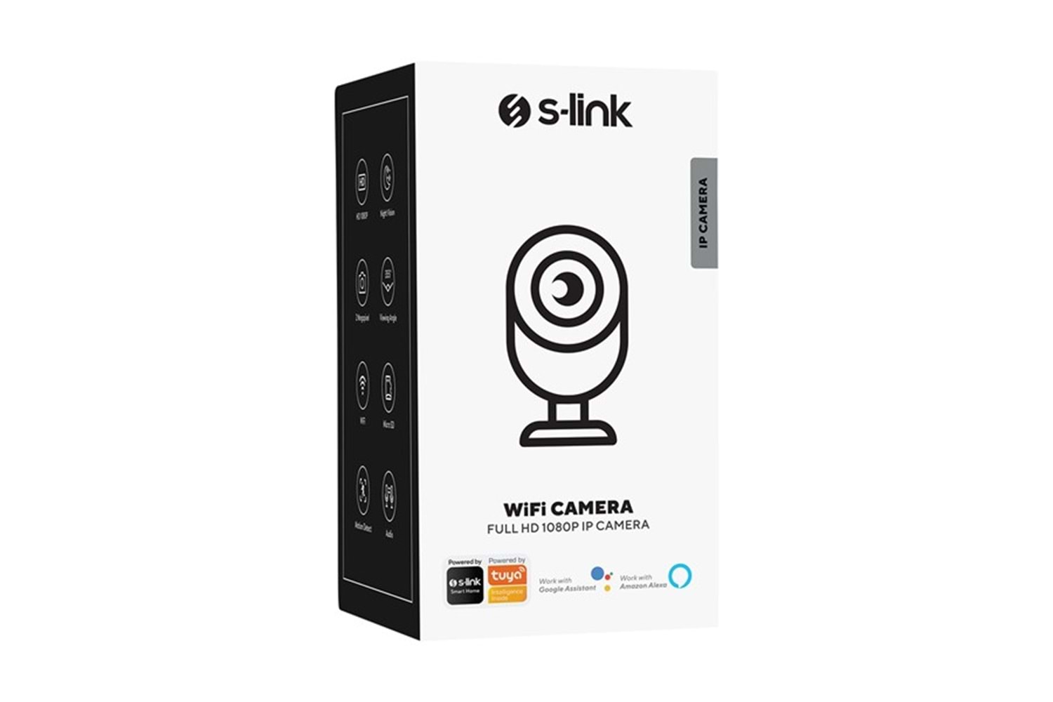 S-link SL-IND02 2.0 MP HD Lens 3.6mm IP Smart Wifi Network TF Card Güvenlik Kamerası Tuya