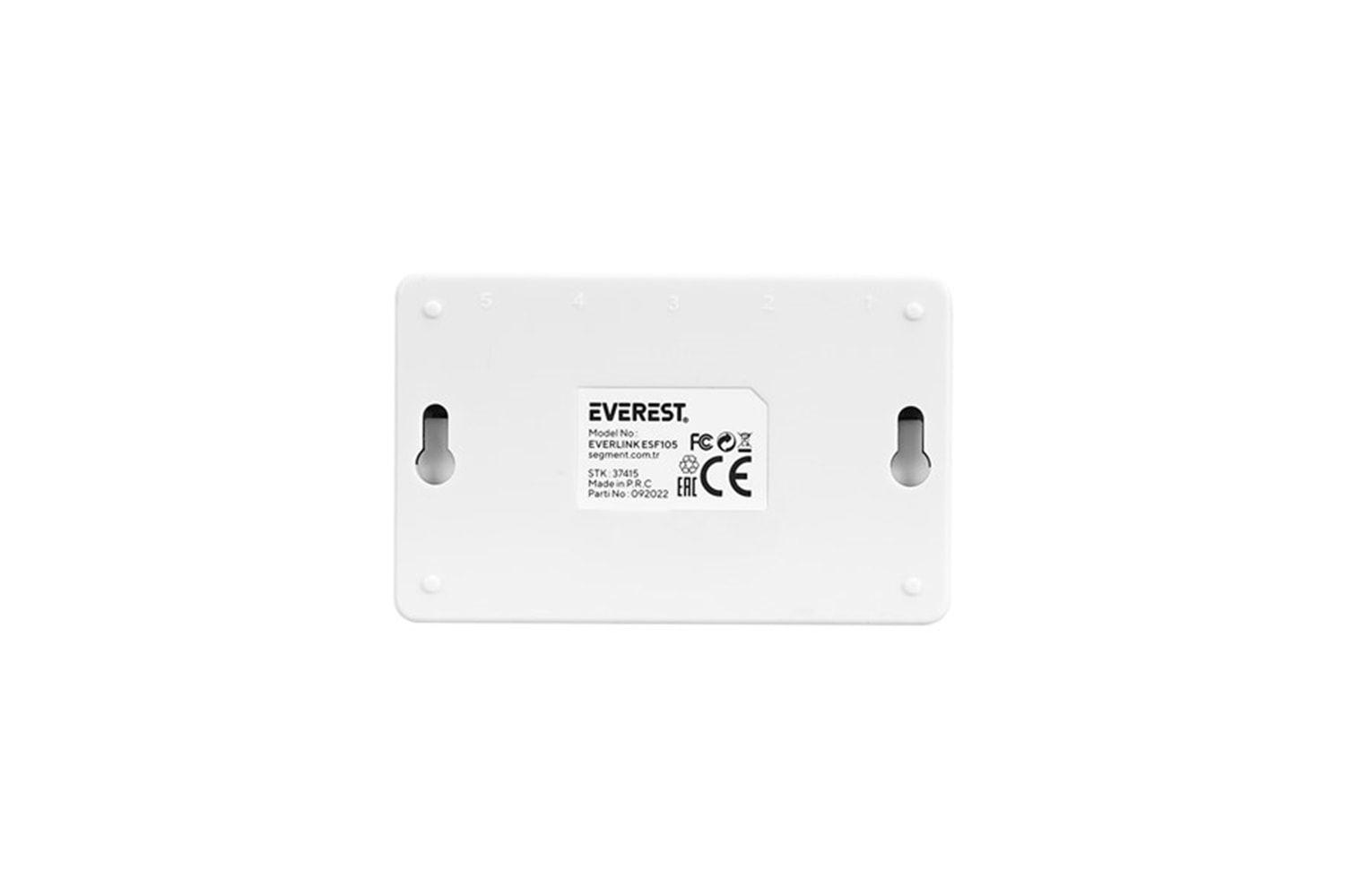 Everest EVERLINK ESF105 5 Port 10/100Mbps Masaüstü Switch 