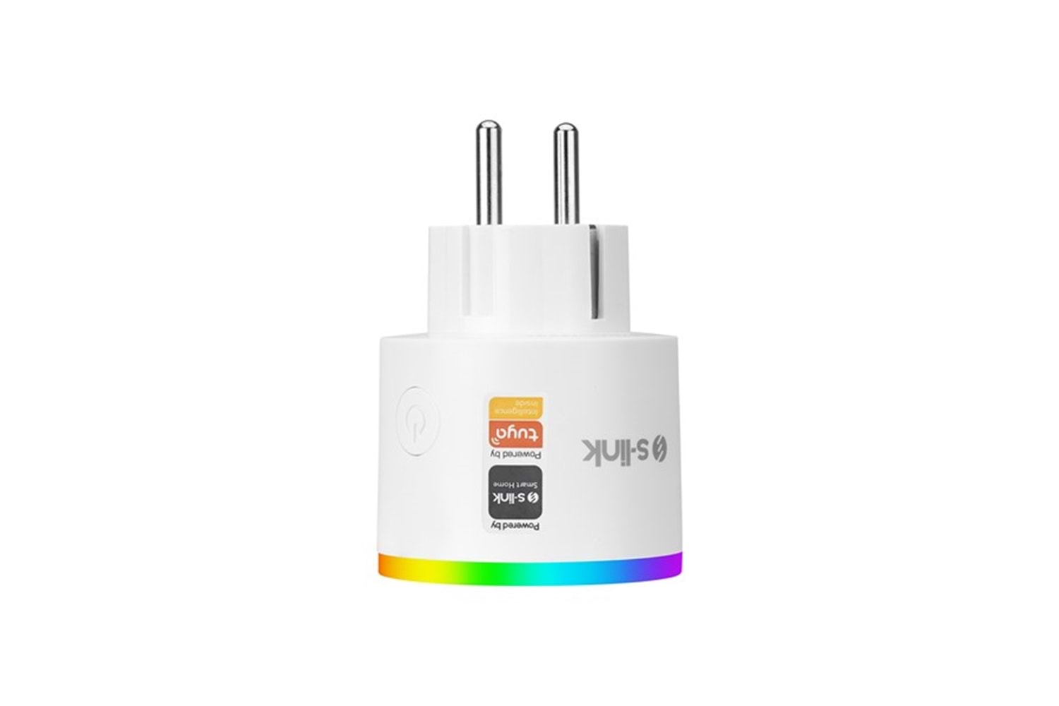 S-link SL-03 16A Akım Korumalı Akıllı Priz RGB Işıklı 2.4 G WIFI&BT TUYA Destekli
