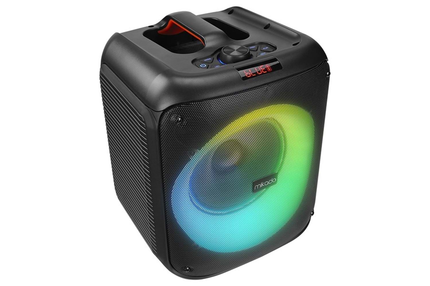 Mikado MD-BT51 BOMBIX 60W BT/USB/TF/TWS Led Işıklı Kafa Mikrofonlu Toplantı-Parti Hoparlörü