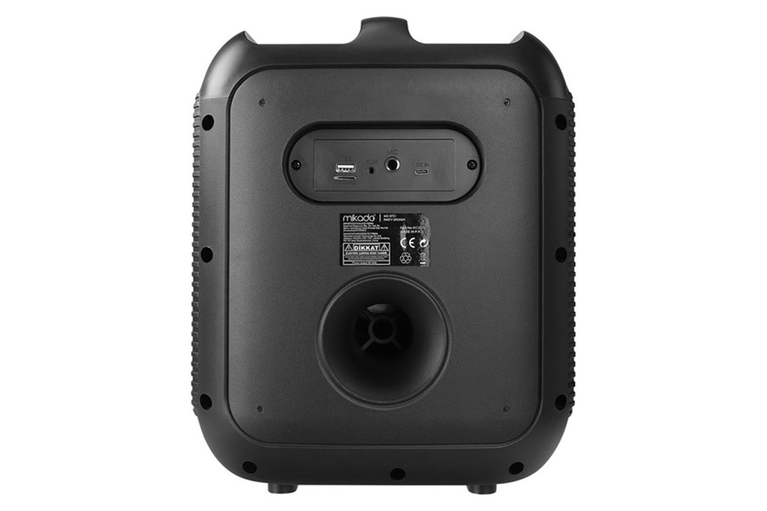 Mikado MD-BT51 BOMBIX 60W BT/USB/TF/TWS Led Işıklı Kafa Mikrofonlu Toplantı-Parti Hoparlörü