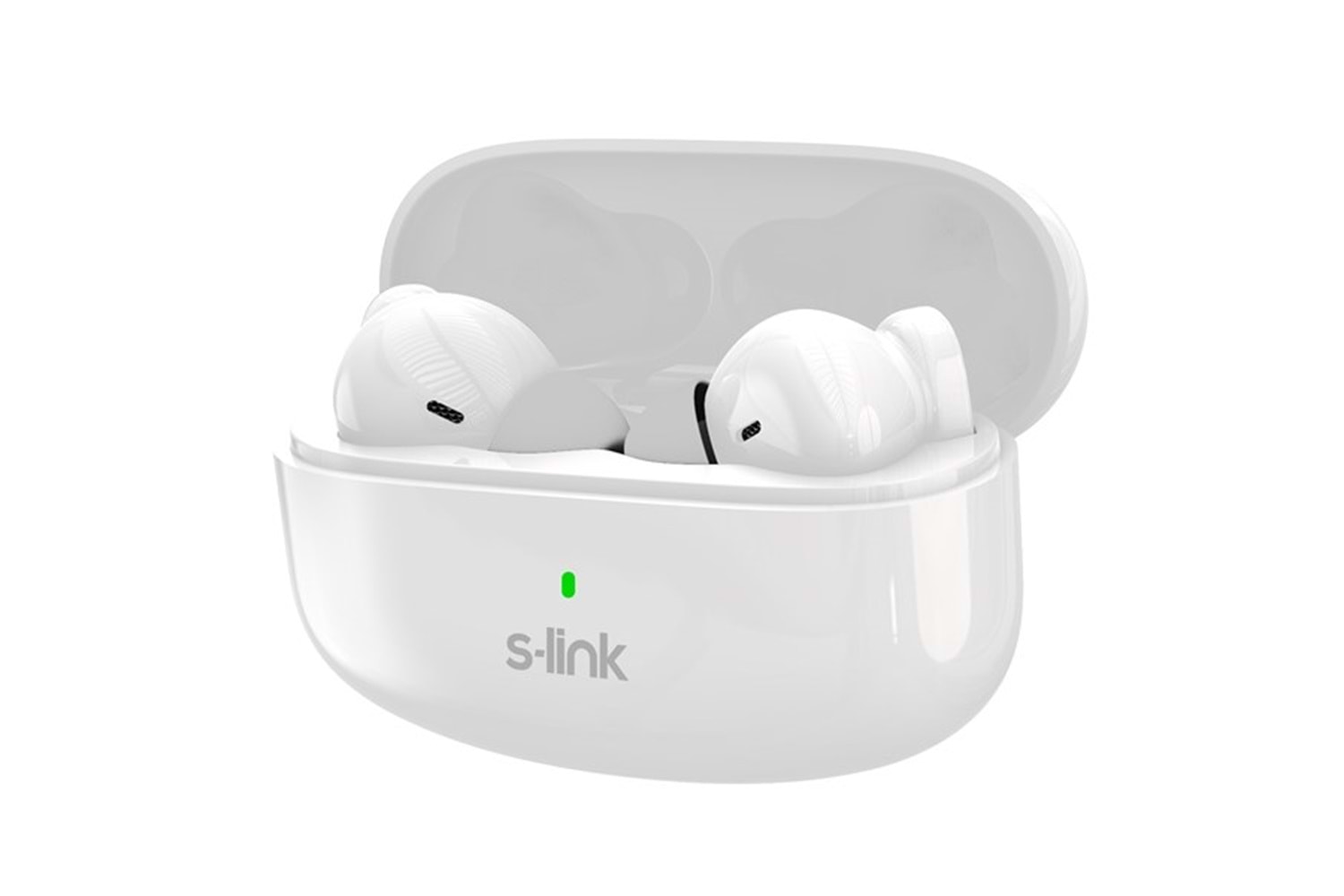 S-LINK EARDOPES SL-TWS08 Beyaz 4 Mikrofonlu Enc Dual Mıc. TWS 50/500mah BT Mikrofonlu Kulaklık