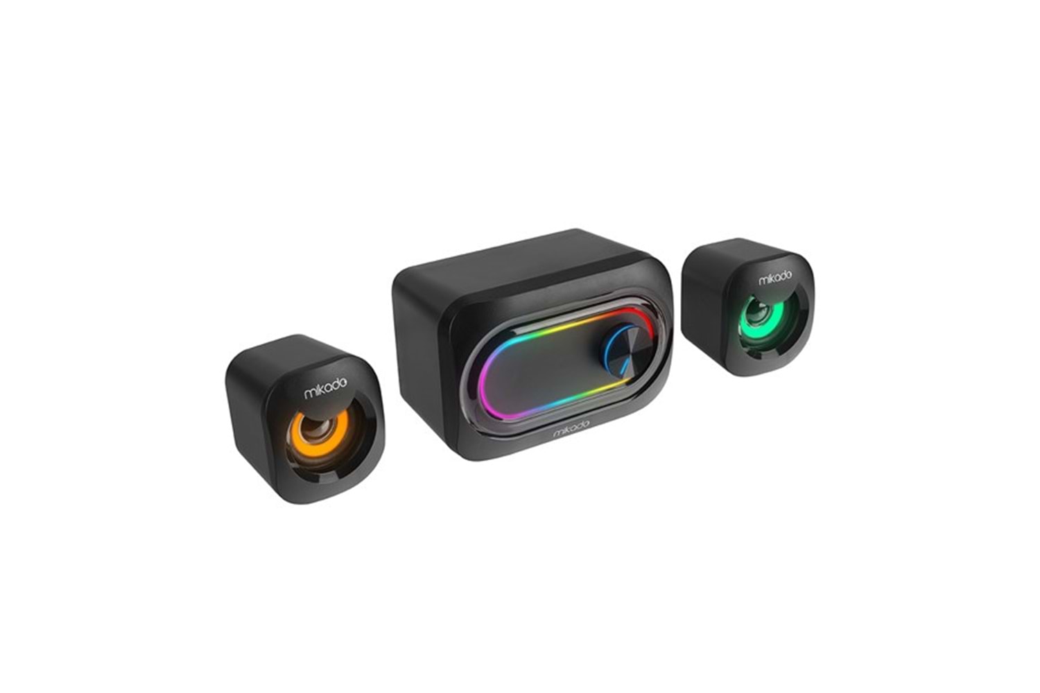 MIKADO MD-511 5W+3W×2 USB RGB Ledli 2.1 Gaming Speaker Hoparlör