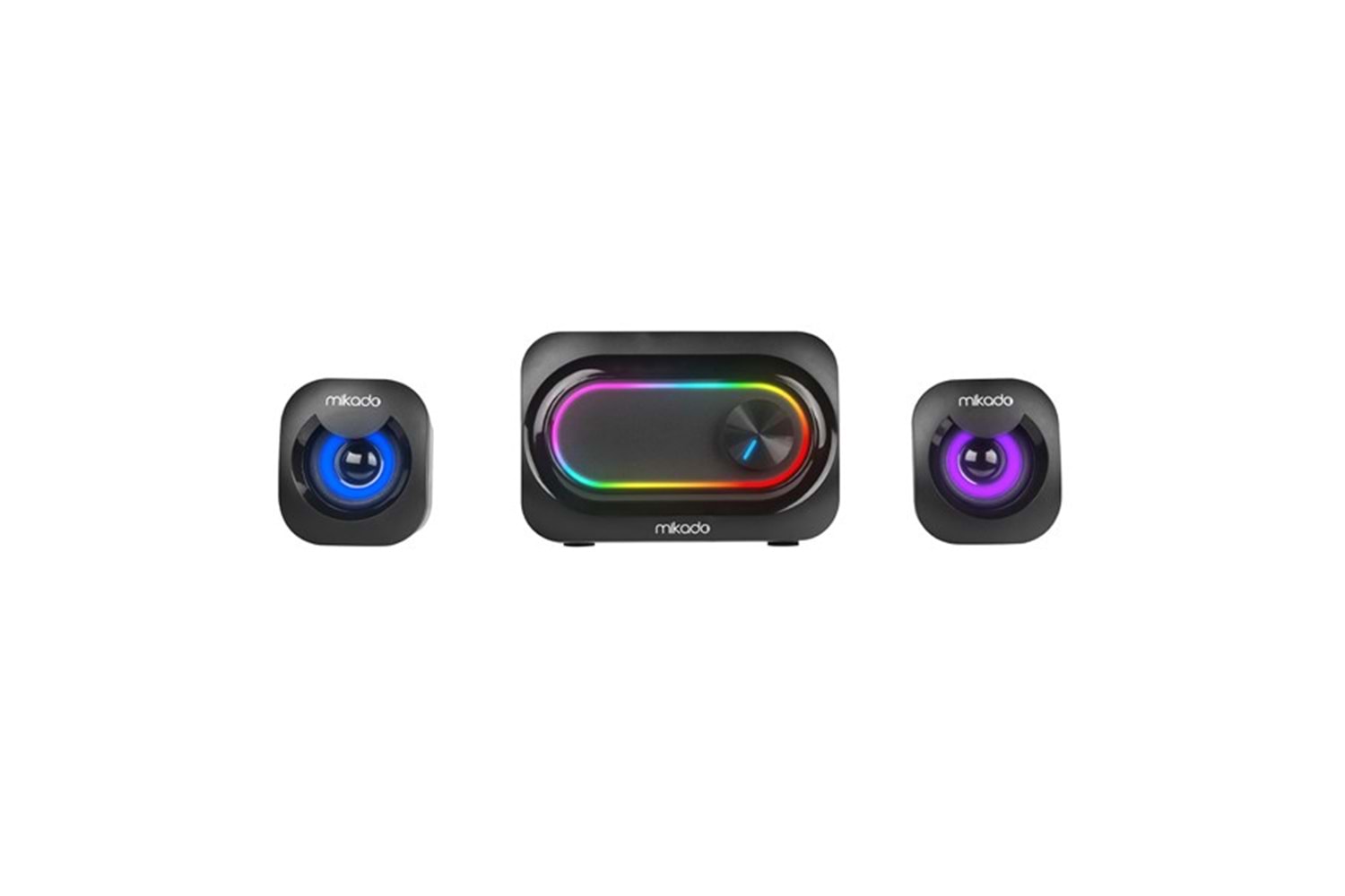 MIKADO MD-511 5W+3W×2 USB RGB Ledli 2.1 Gaming Speaker Hoparlör