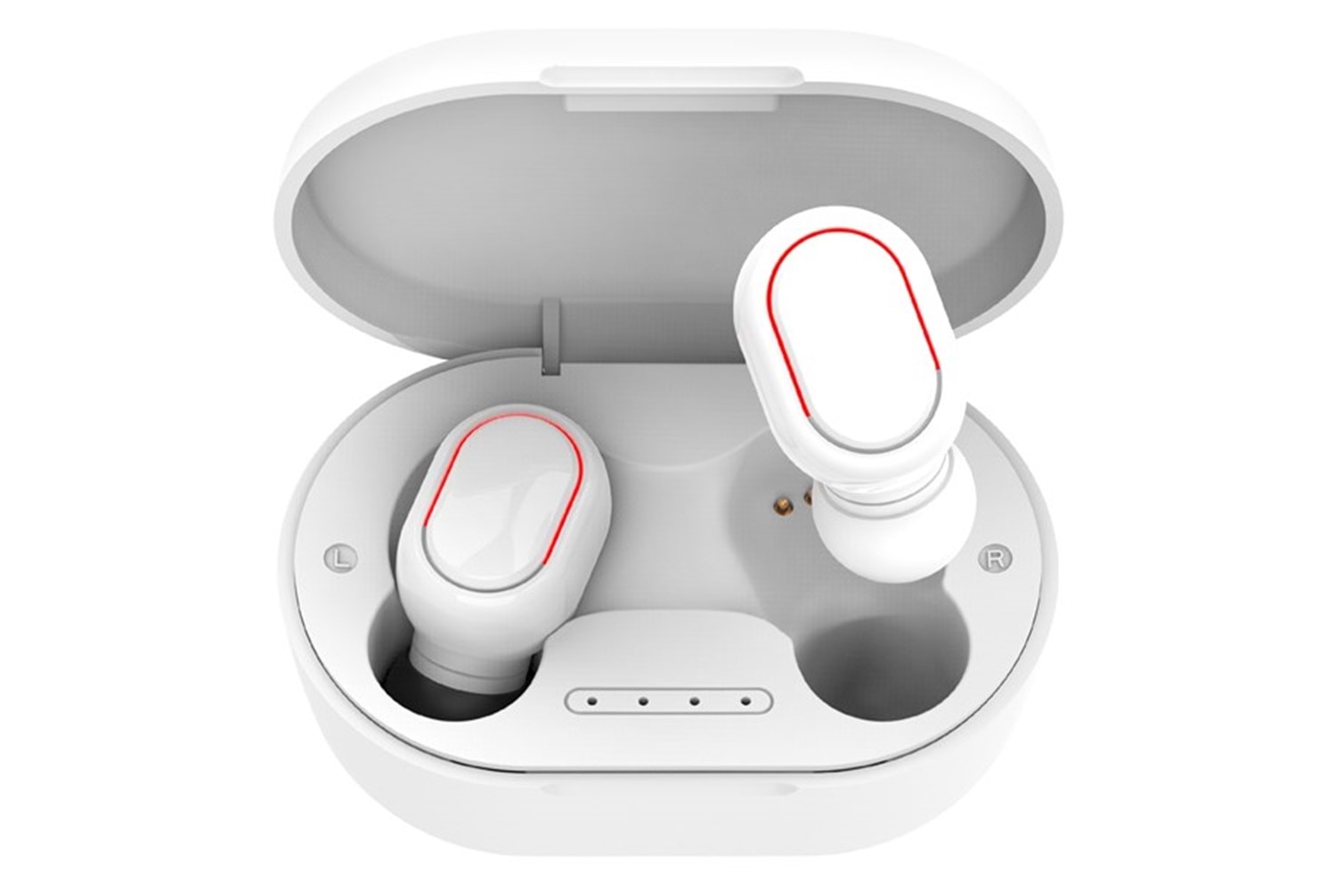 Asonic AS-TWS7S Beyaz Mobil Telefon Uyumlu Bluetooth TWS AirPods Mikrofonlu Kulaklık