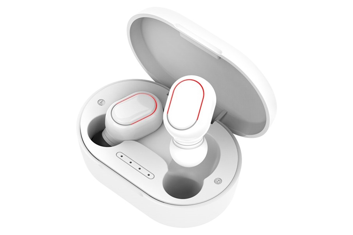 Asonic AS-TWS7S Beyaz Mobil Telefon Uyumlu Bluetooth TWS AirPods Mikrofonlu Kulaklık