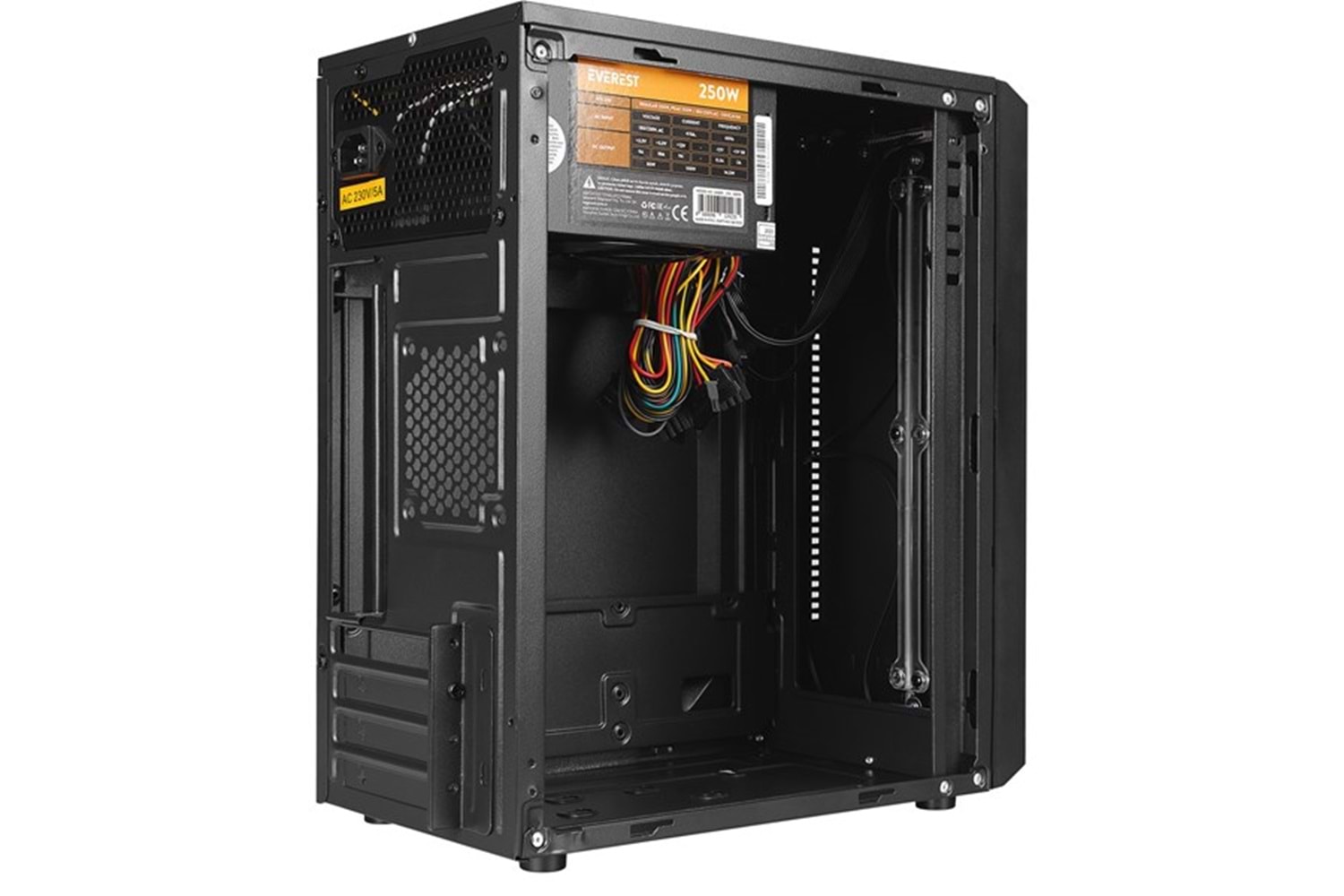 EVEREST 250W PEAK SABER GAMING MICRO-TOWER PC KASASI