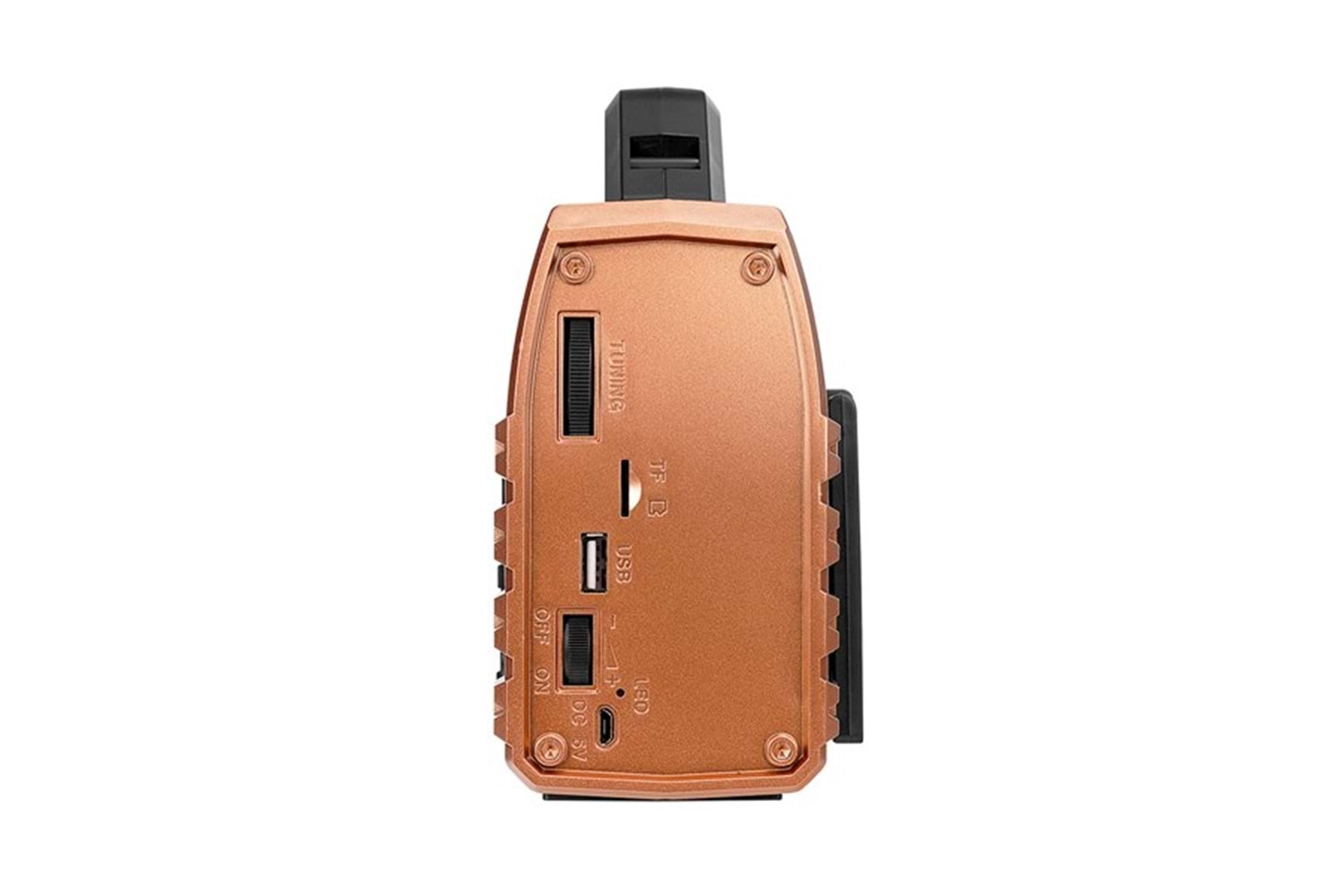 Mikado MDR-325 Ahşap USB- TF Destekli FM/AM/SW/BT+SOLAR+Power Bank 3 Band Klasik Radyo