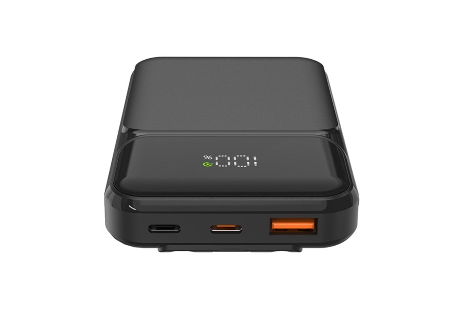 S-LINK P104 10000mAh PRM Dahili Kablolu HSC22.5W+PD20W Siyah LCD Taşınabilir Pil Şarj Cihazı Powerbank