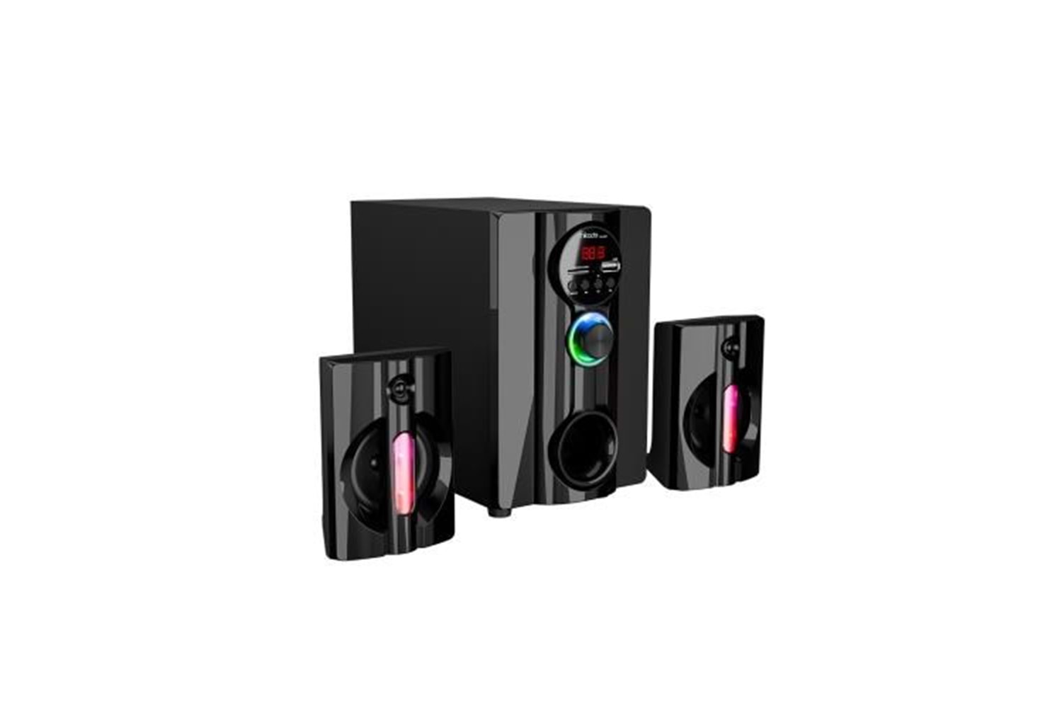 MIKADO MD-95BT 2+1 20W Siyah Multimedya FM/BT/SD/USB Speaker Hoparlör