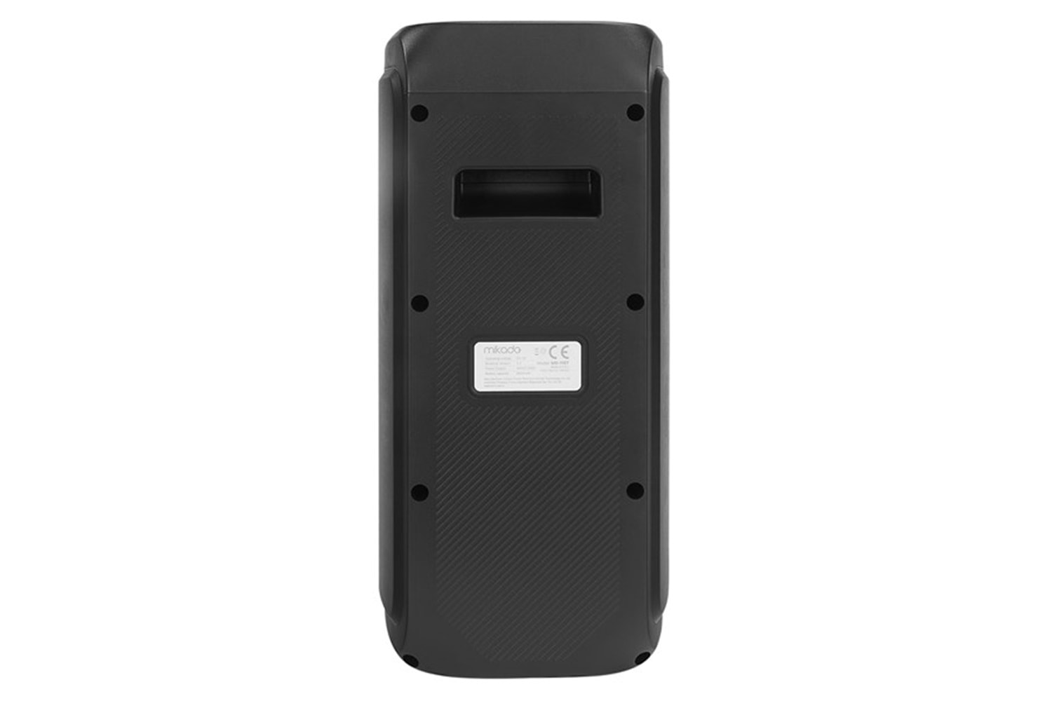 MIKADO MD-11BT Siyah 20*2 40W RGB Işıklı Kablosuz Mikrafonlu Taşınabilir Speaker Hoparlör