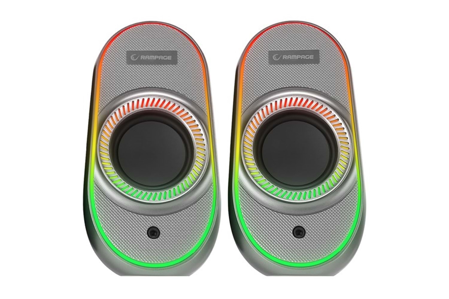 RAMPAGE RMS-X3 2.0 6W Bluetooth Özellikli Siyah Multimedia RGB Işıklı Gaming USB Speaker