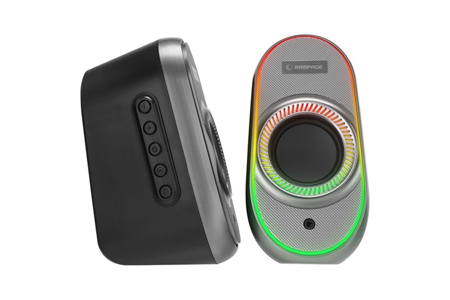 RAMPAGE RMS-X3 2.0 6W Bluetooth Özellikli Siyah Multimedia RGB Işıklı Gaming USB Speaker